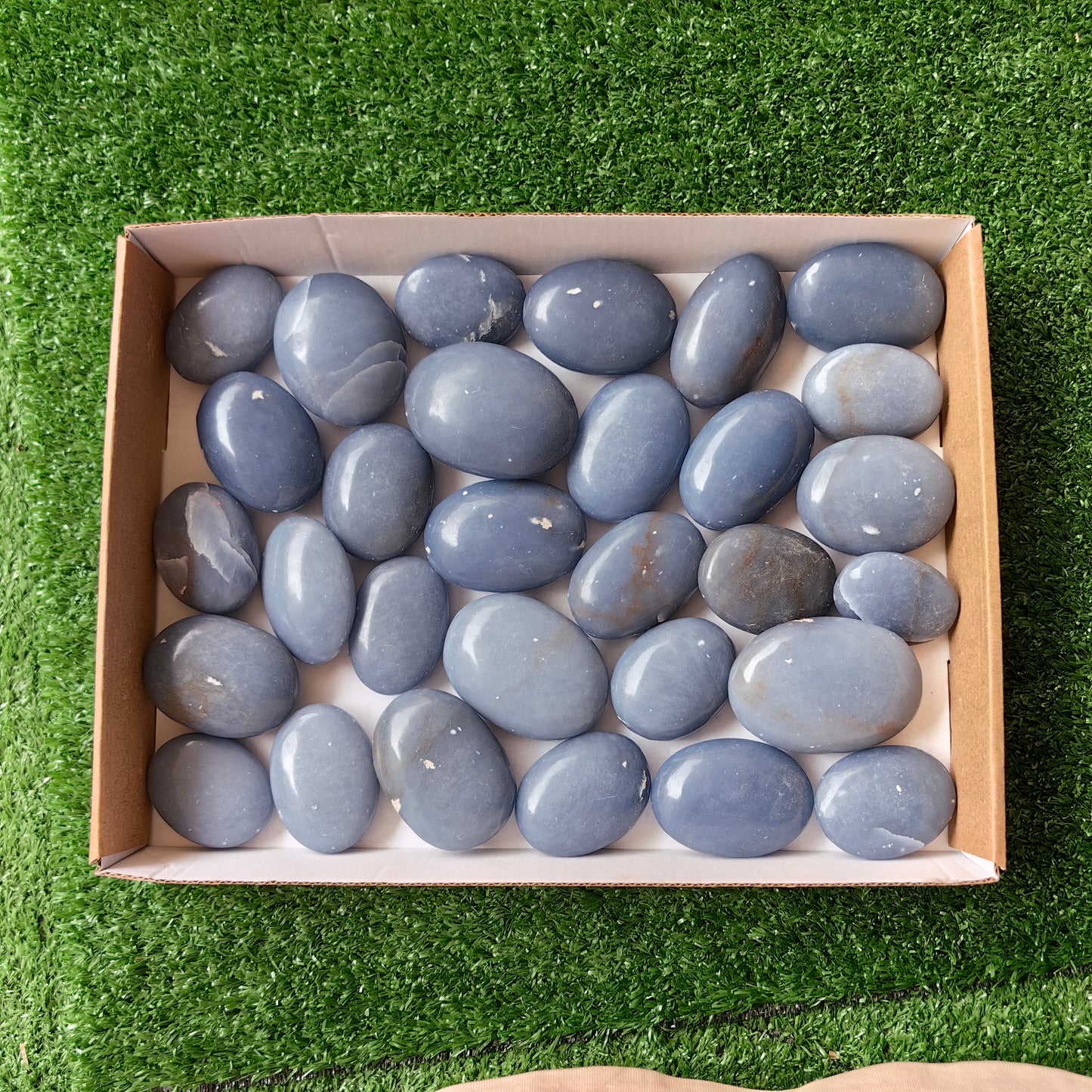 30 pc blue angelite palms