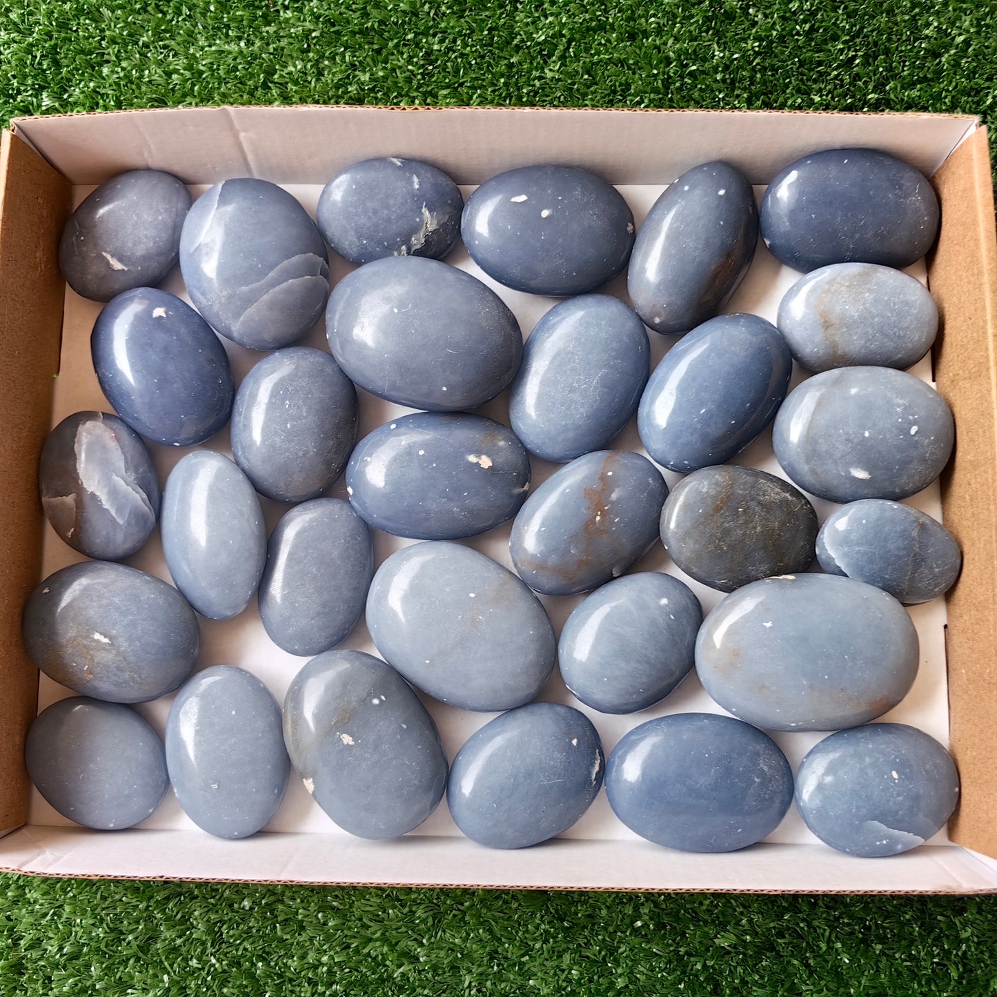 30 pc blue angelite palms
