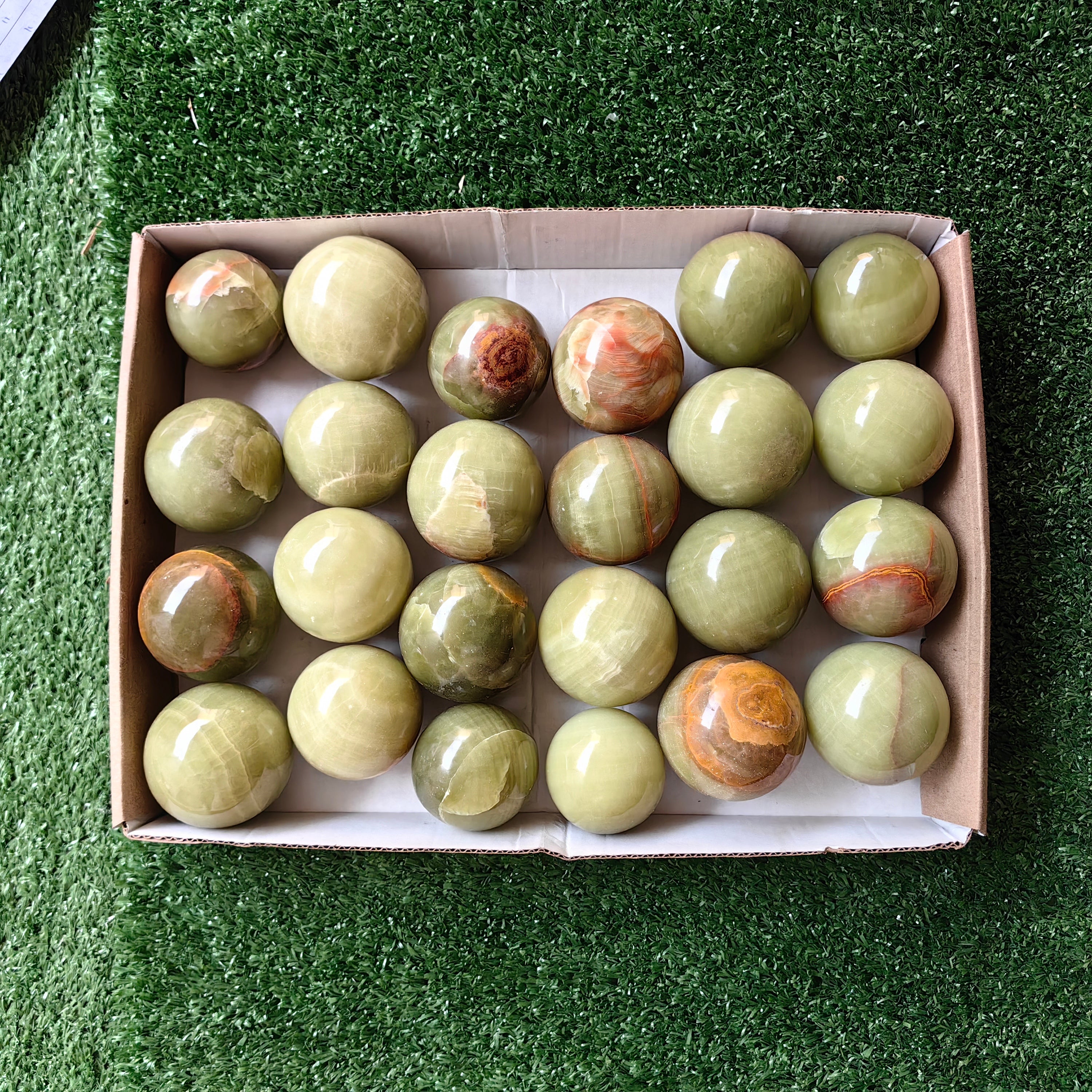 22 pc green onix spheres