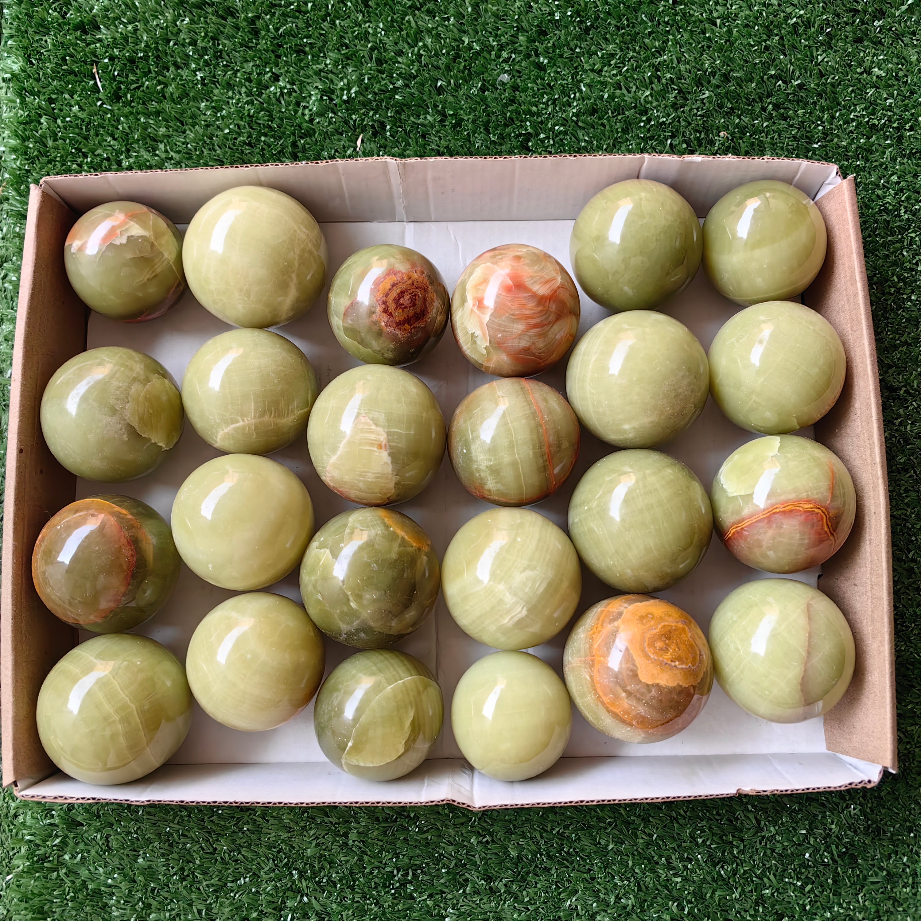 22 pc green onix spheres