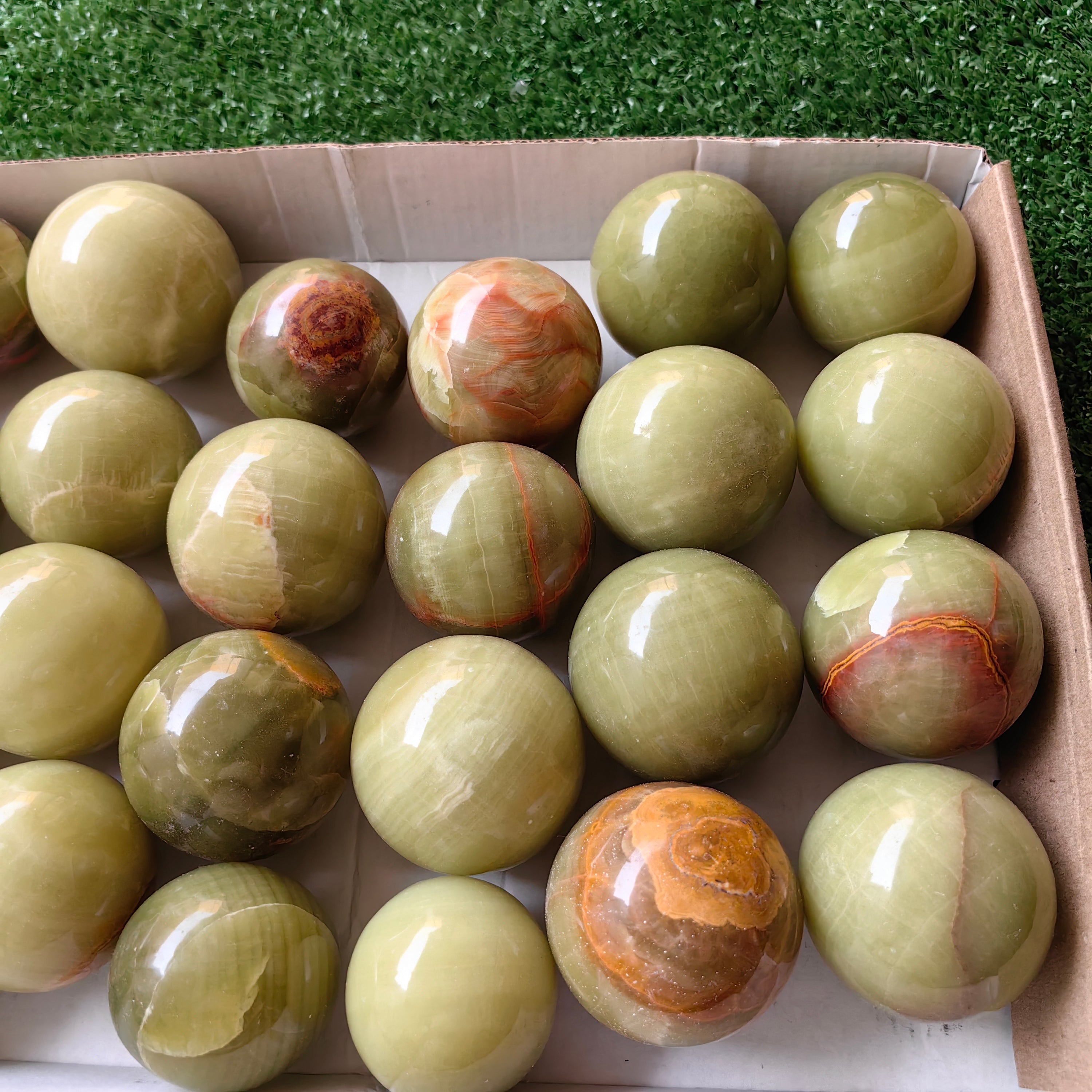 22 pc green onix spheres