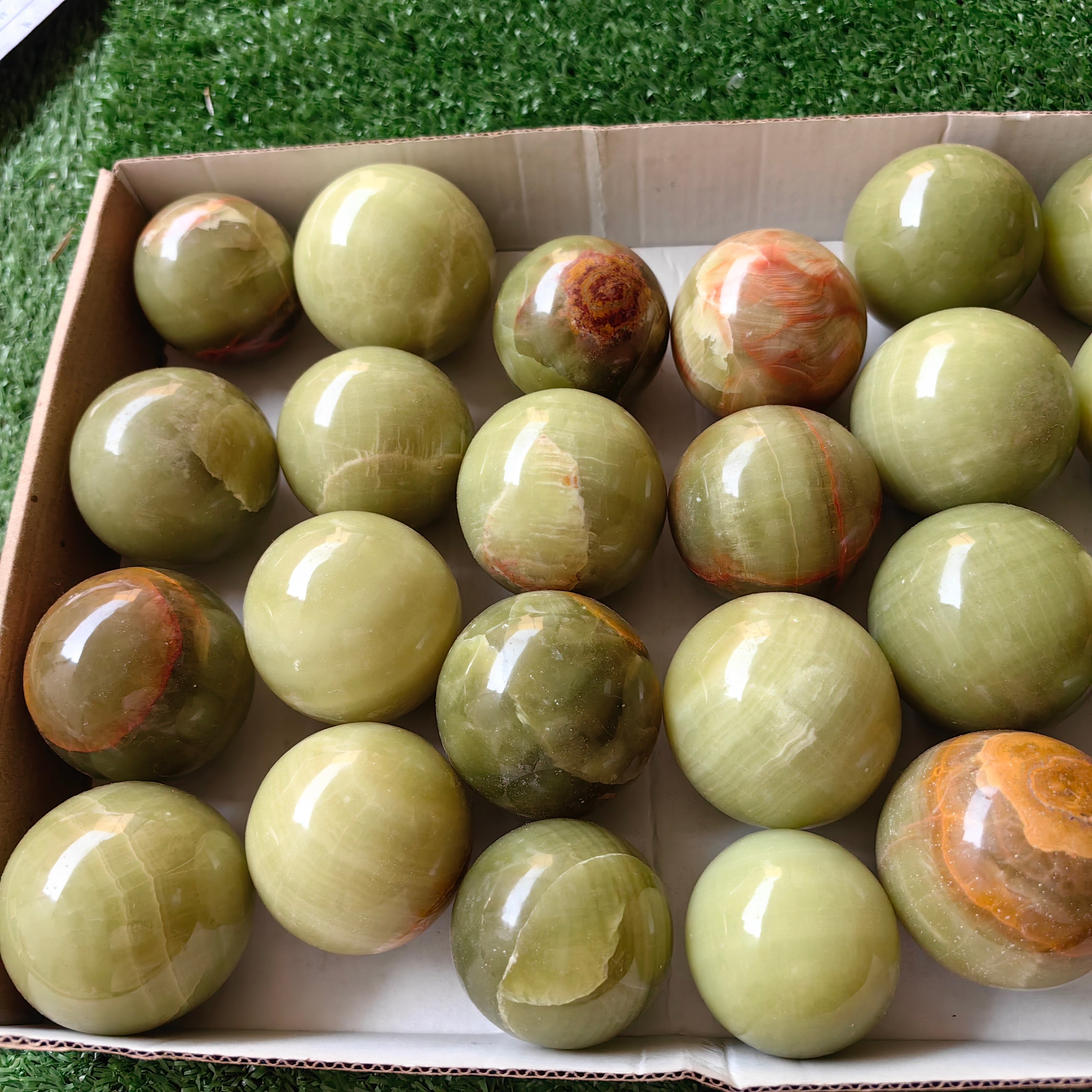 22 pc green onix spheres