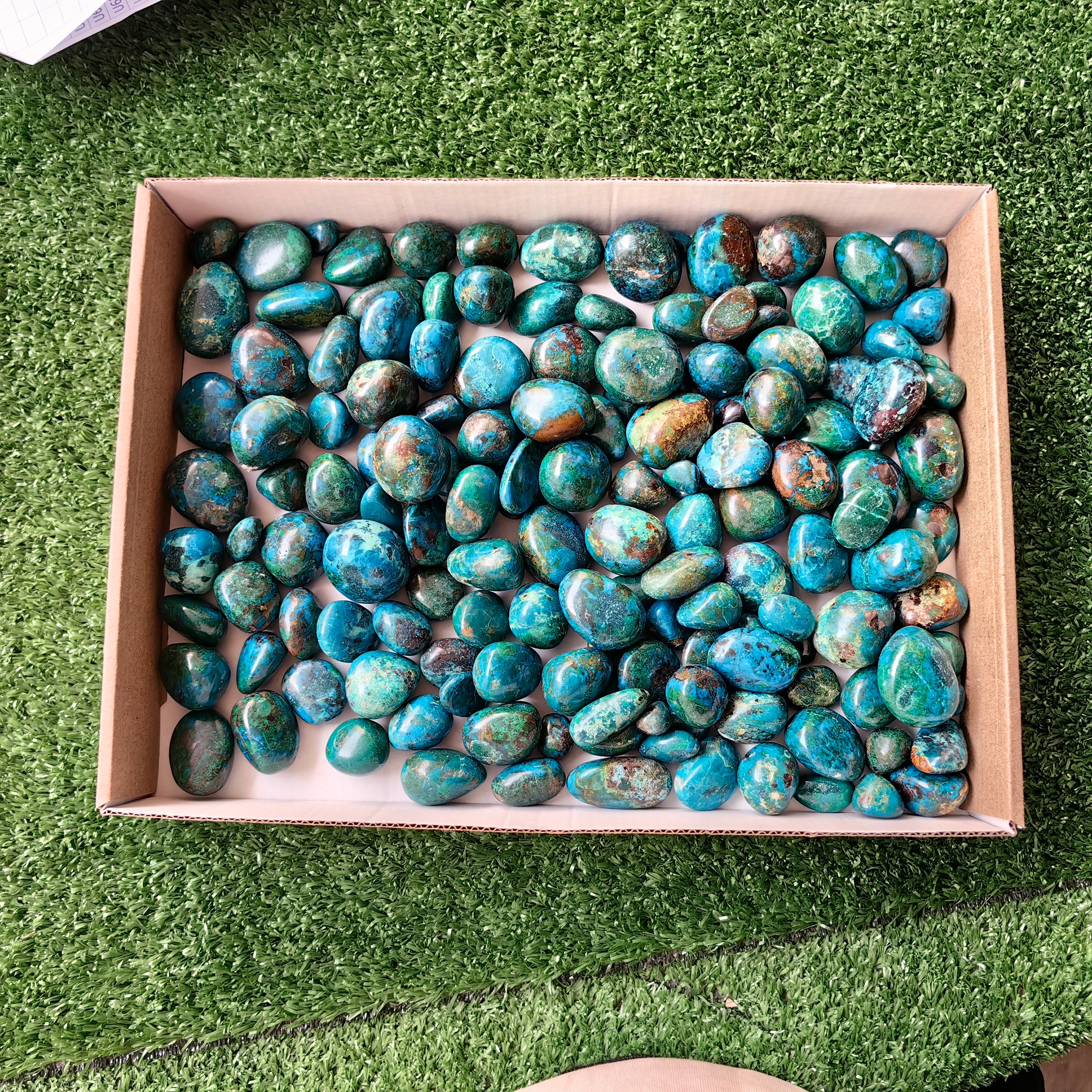 2 kg tumbled chrysocolla Peru