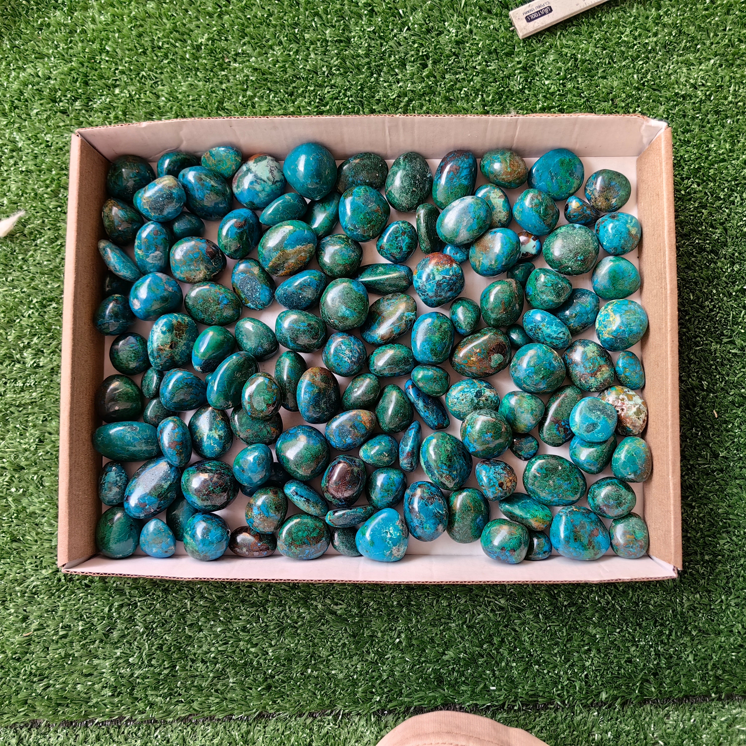2 kg tumbled chrysocolla Peru