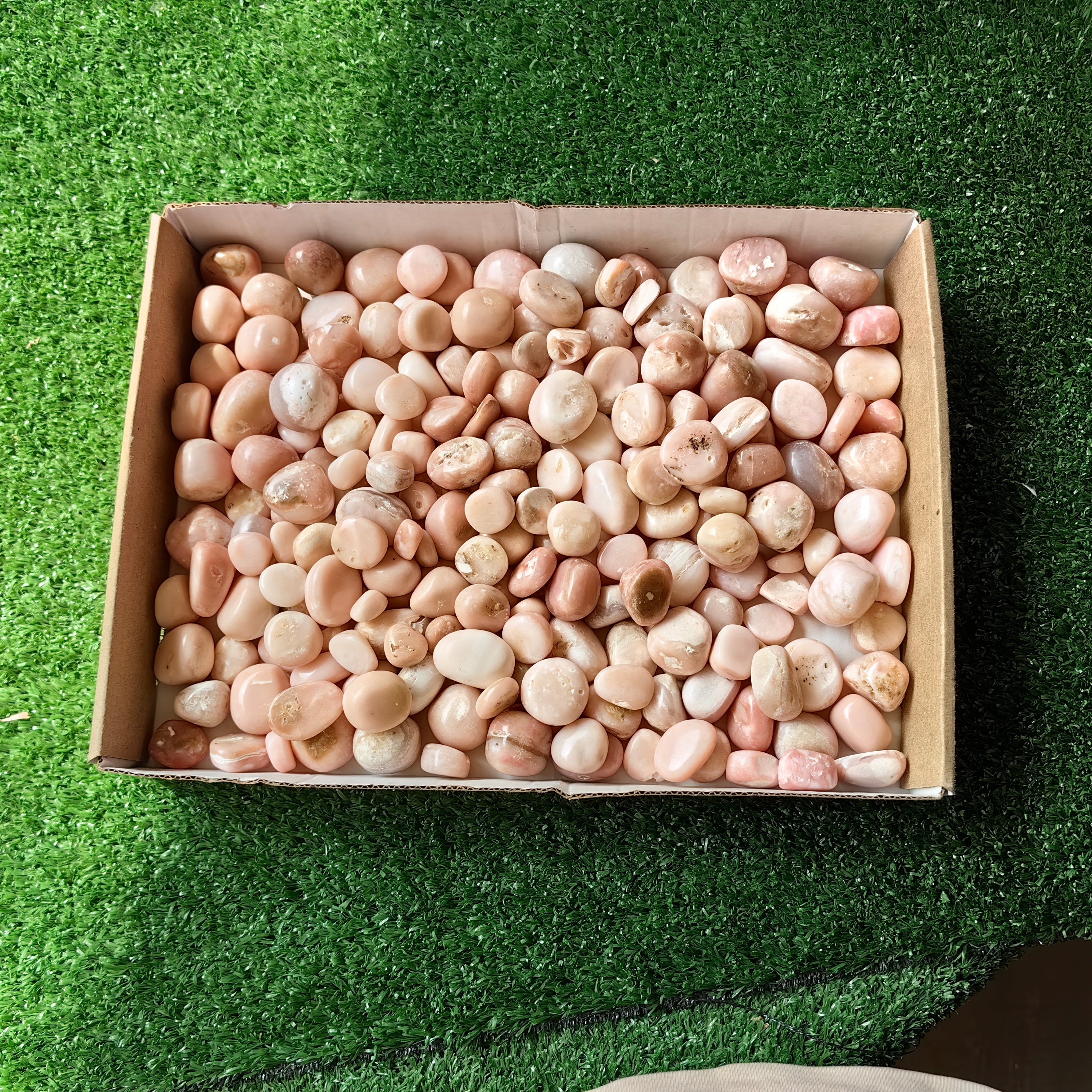 2 kg peruvian pink opal tumbled