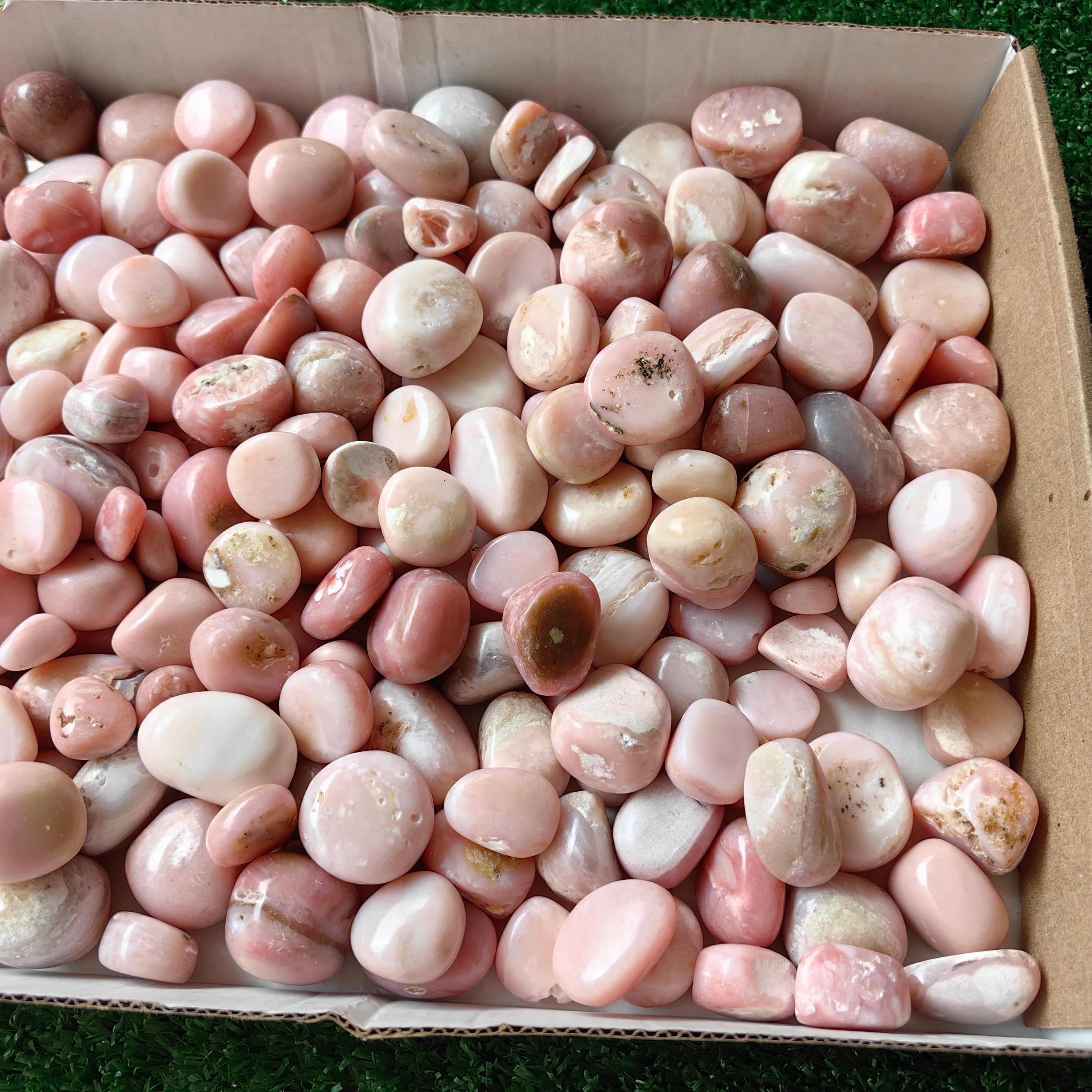 2 kg peruvian pink opal tumbled