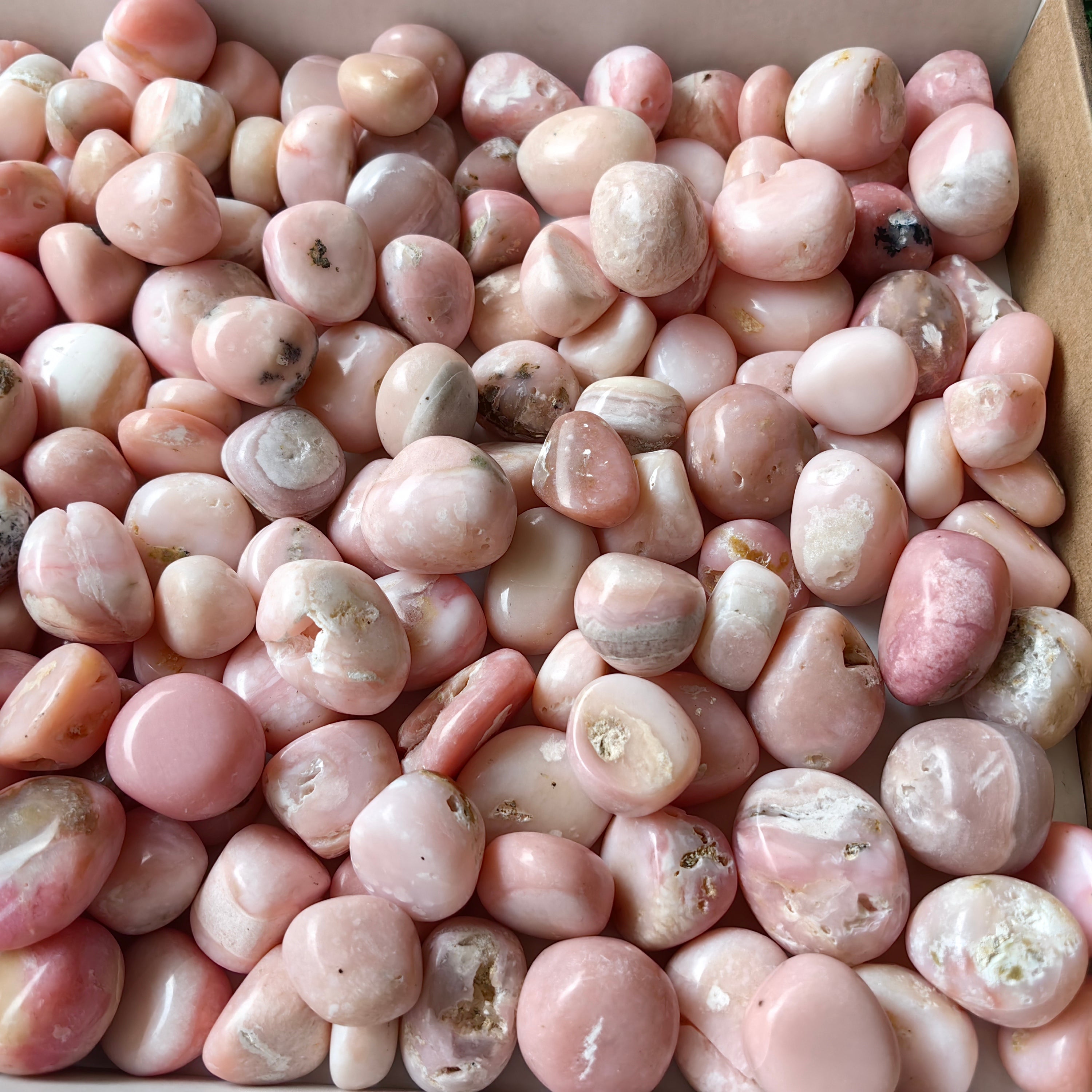 2 kg peruvian pink opal tumbled