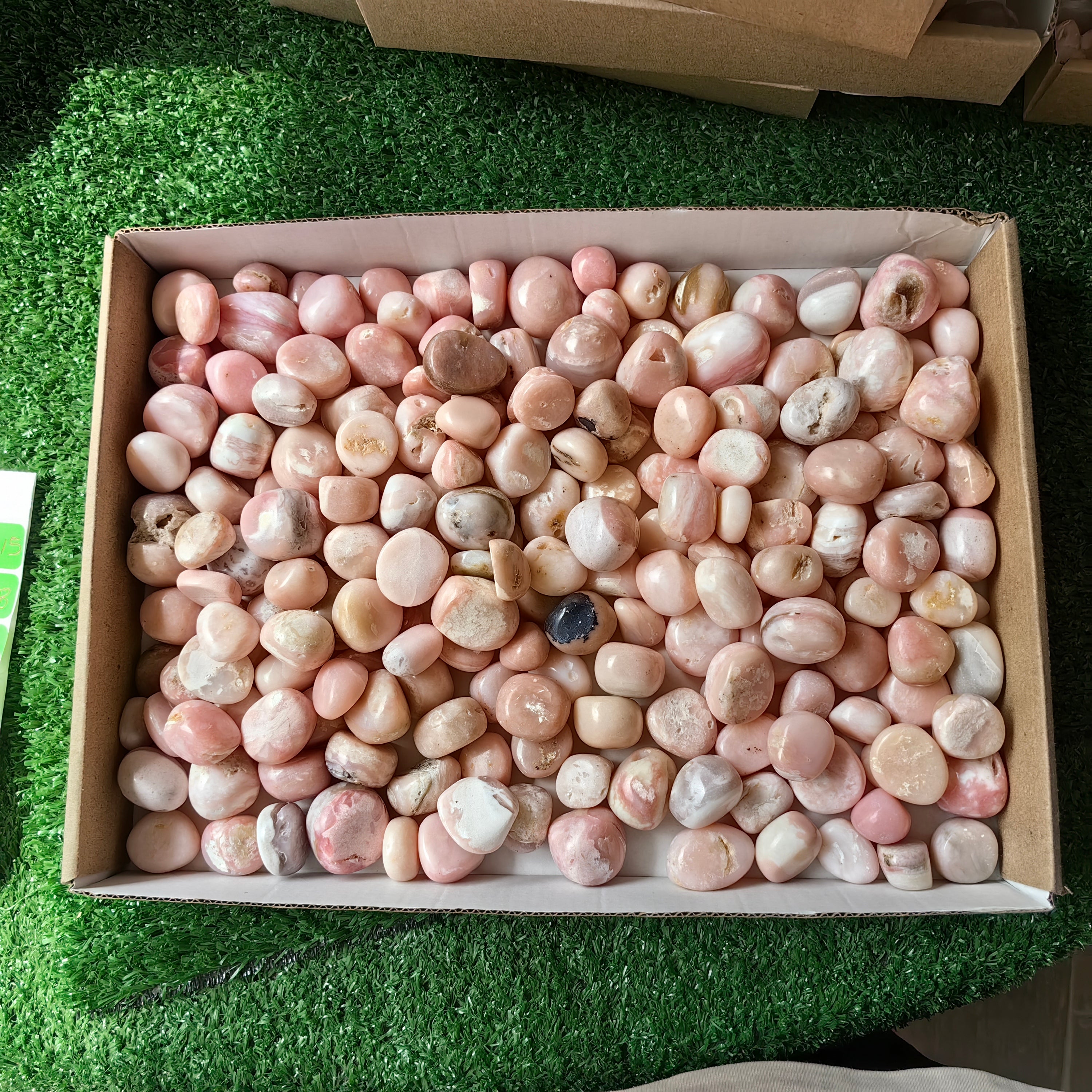 2 kg peruvian pink opal tumbled