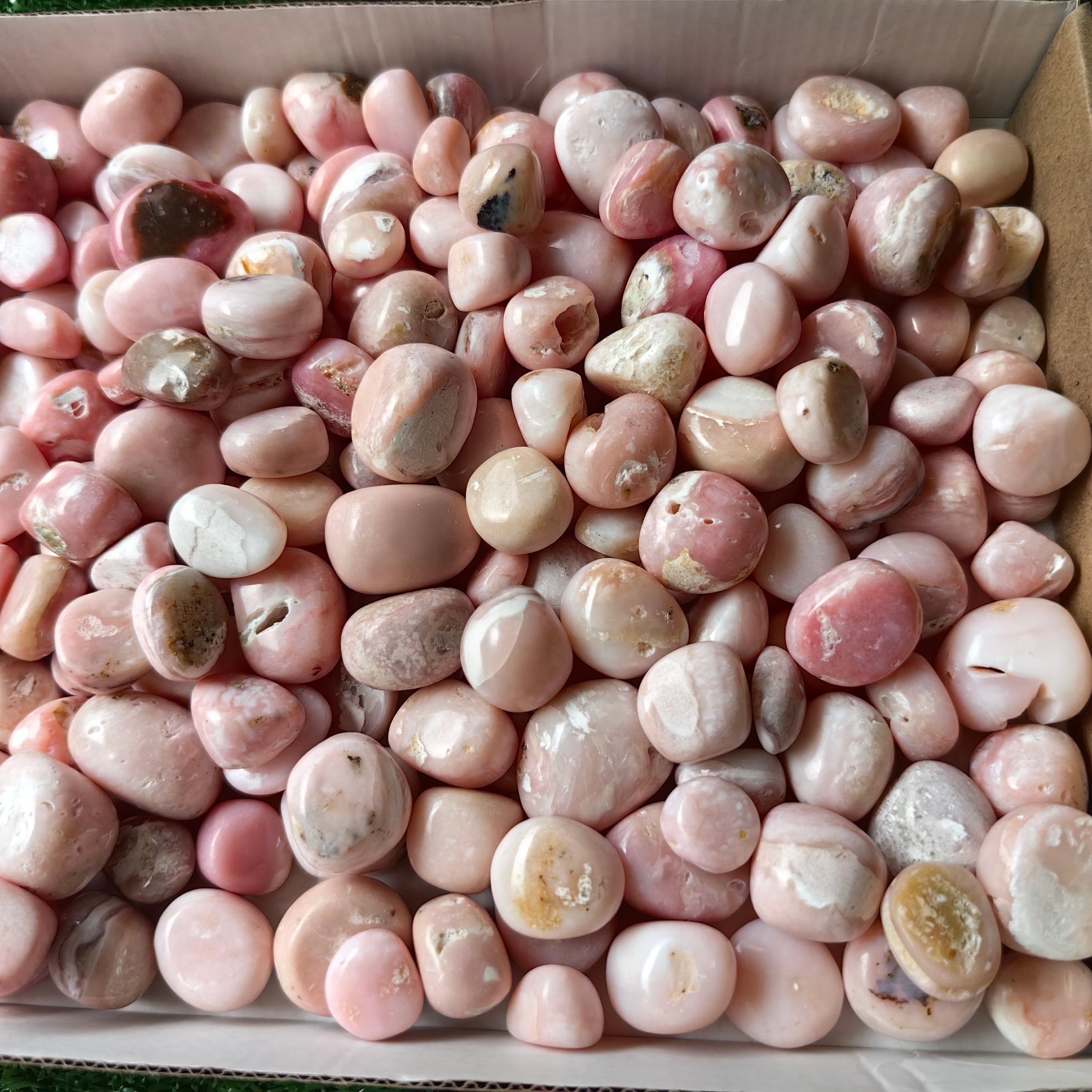 2 kg peruvian pink opal tumbled