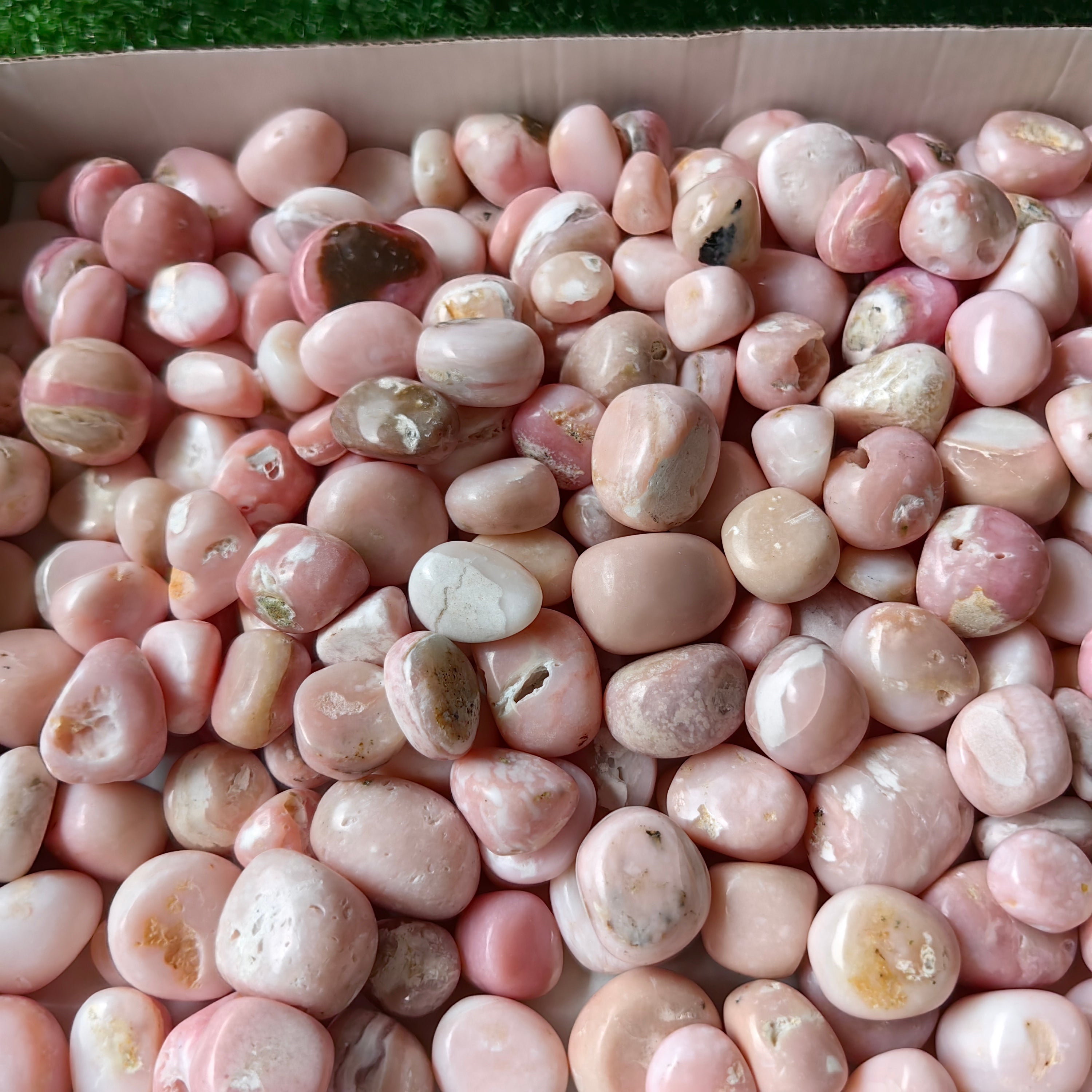 2 kg peruvian pink opal tumbled