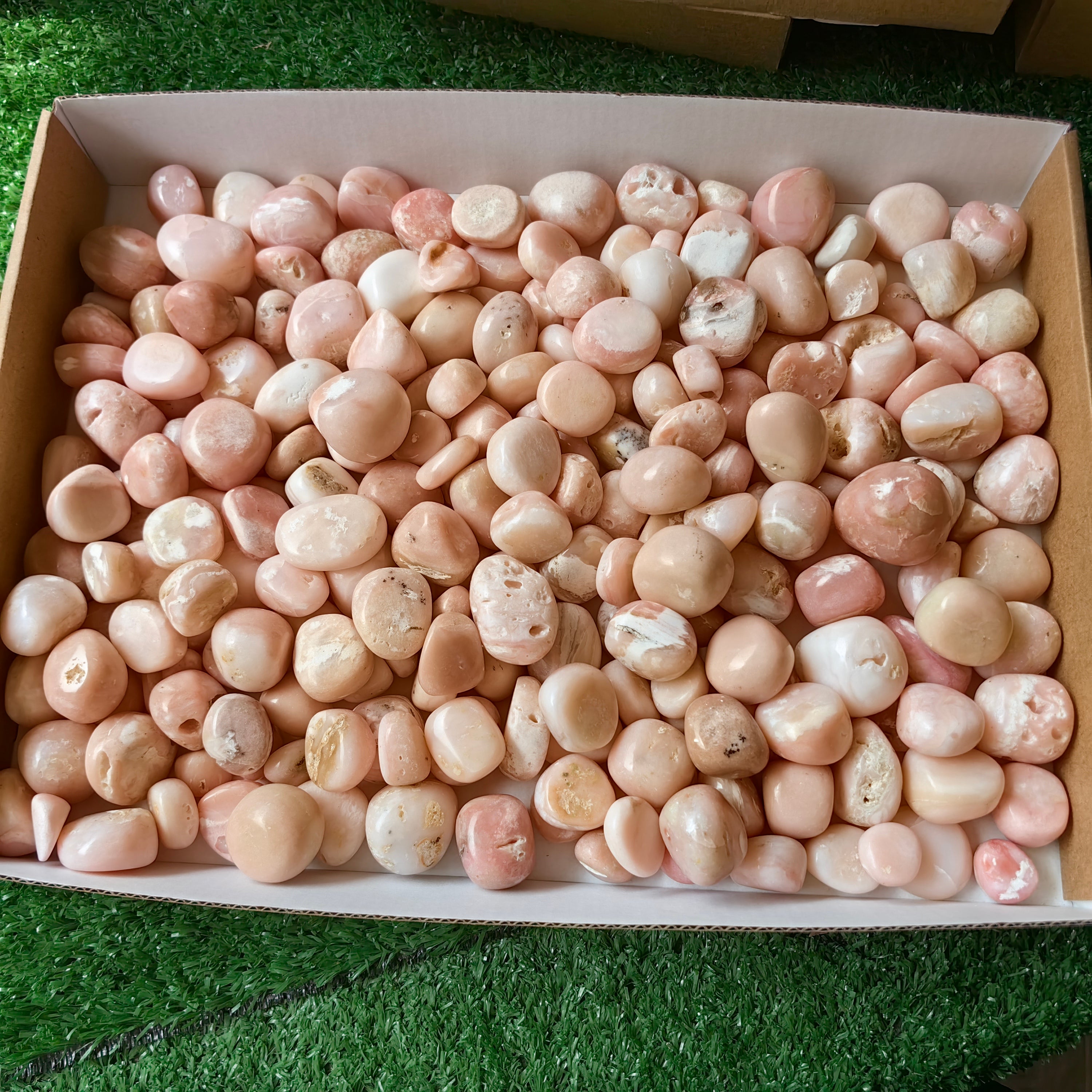 2 kg peruvian pink opal tumbled