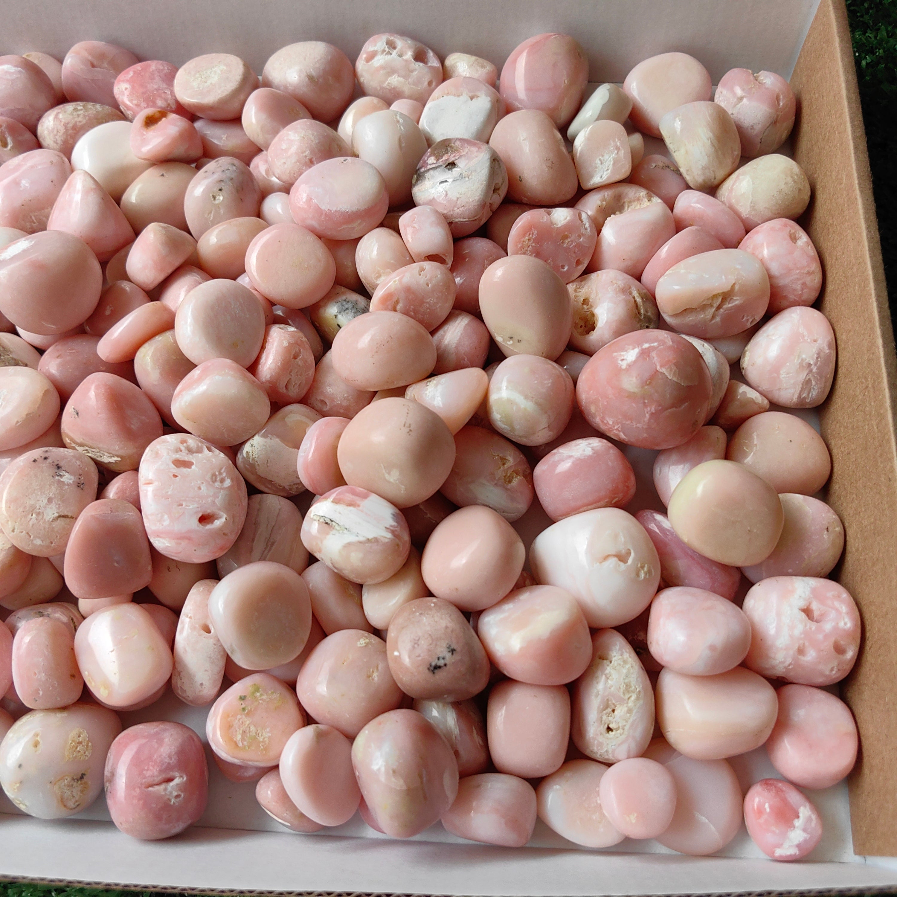 2 kg peruvian pink opal tumbled
