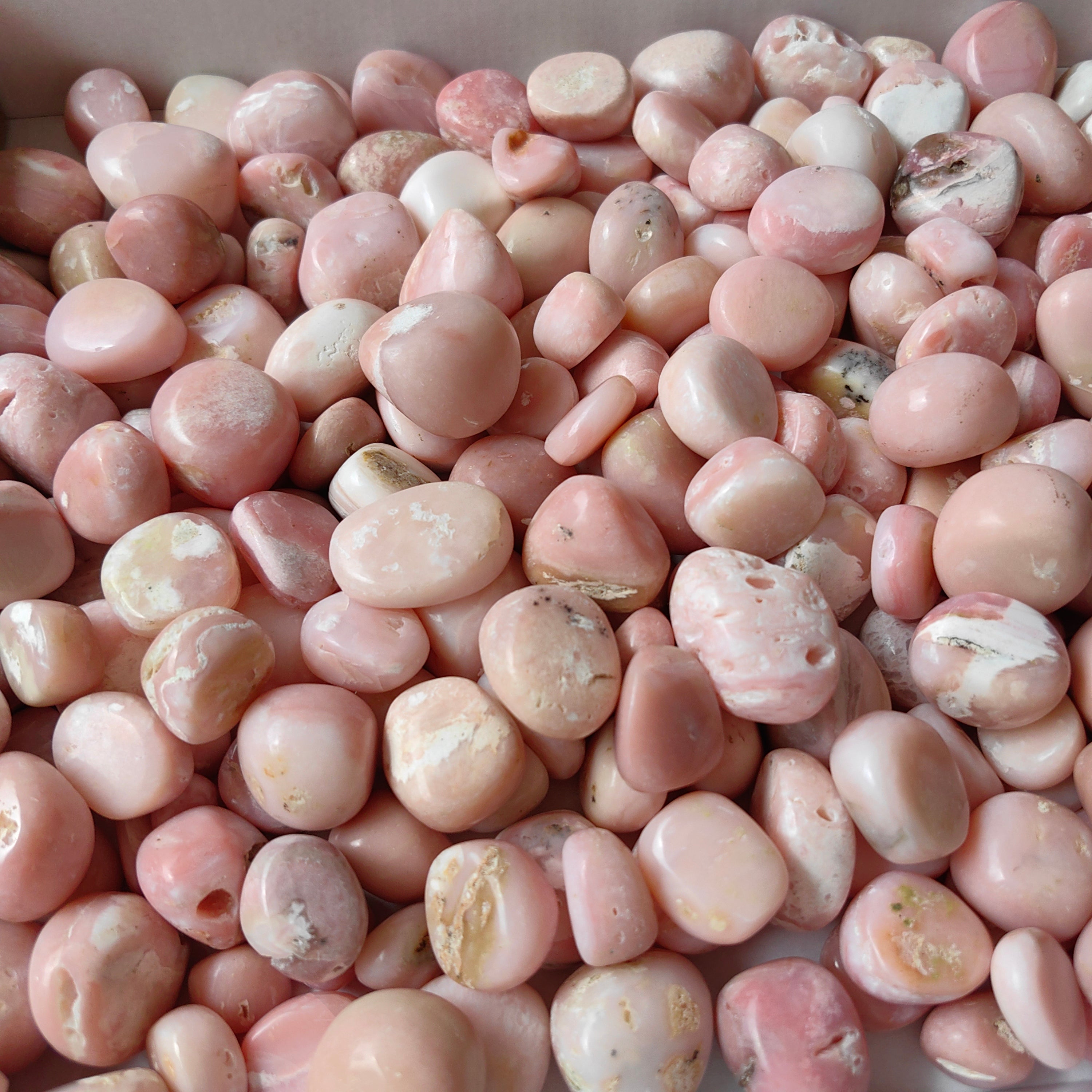 2 kg peruvian pink opal tumbled