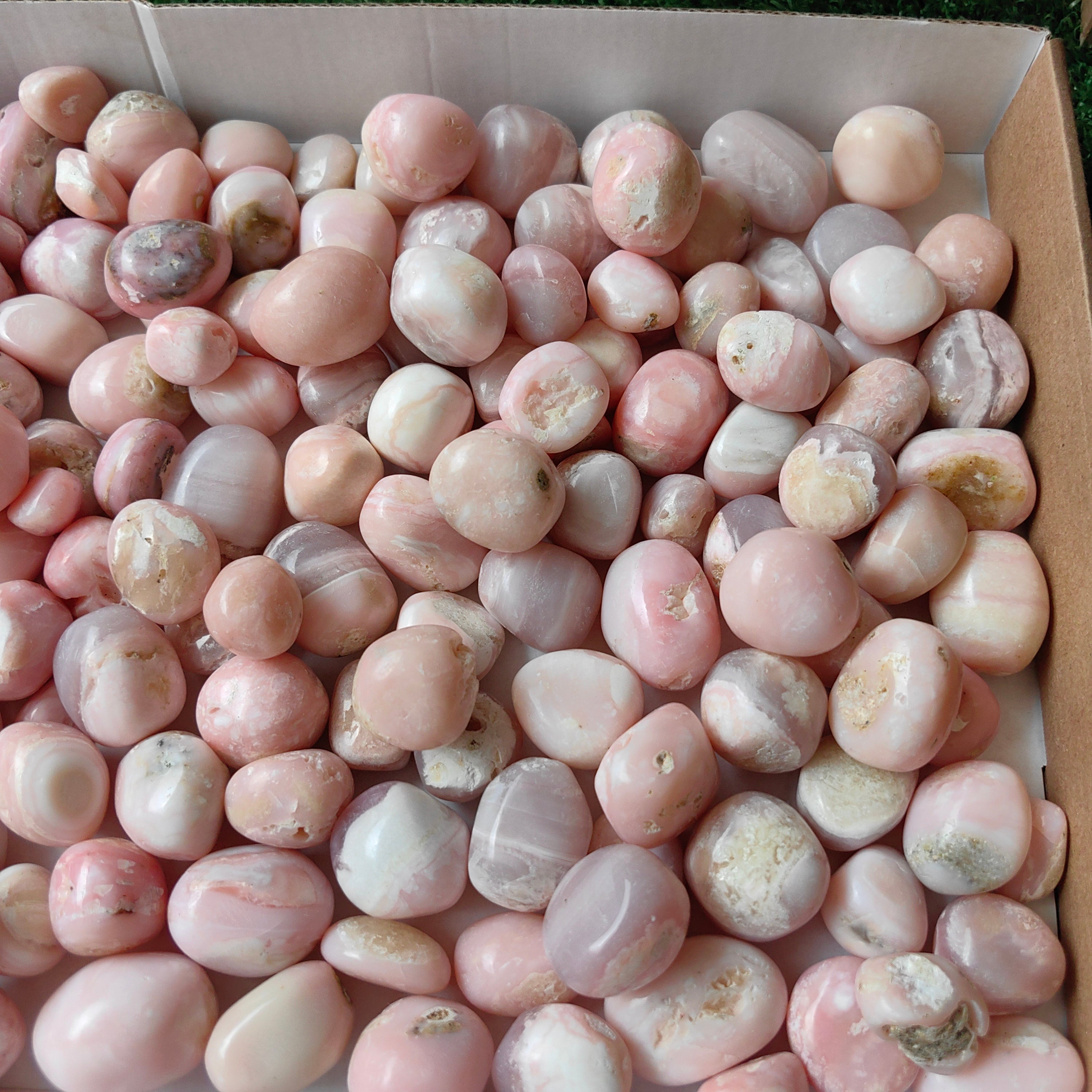 2 kg peruvian pink opal tumbled
