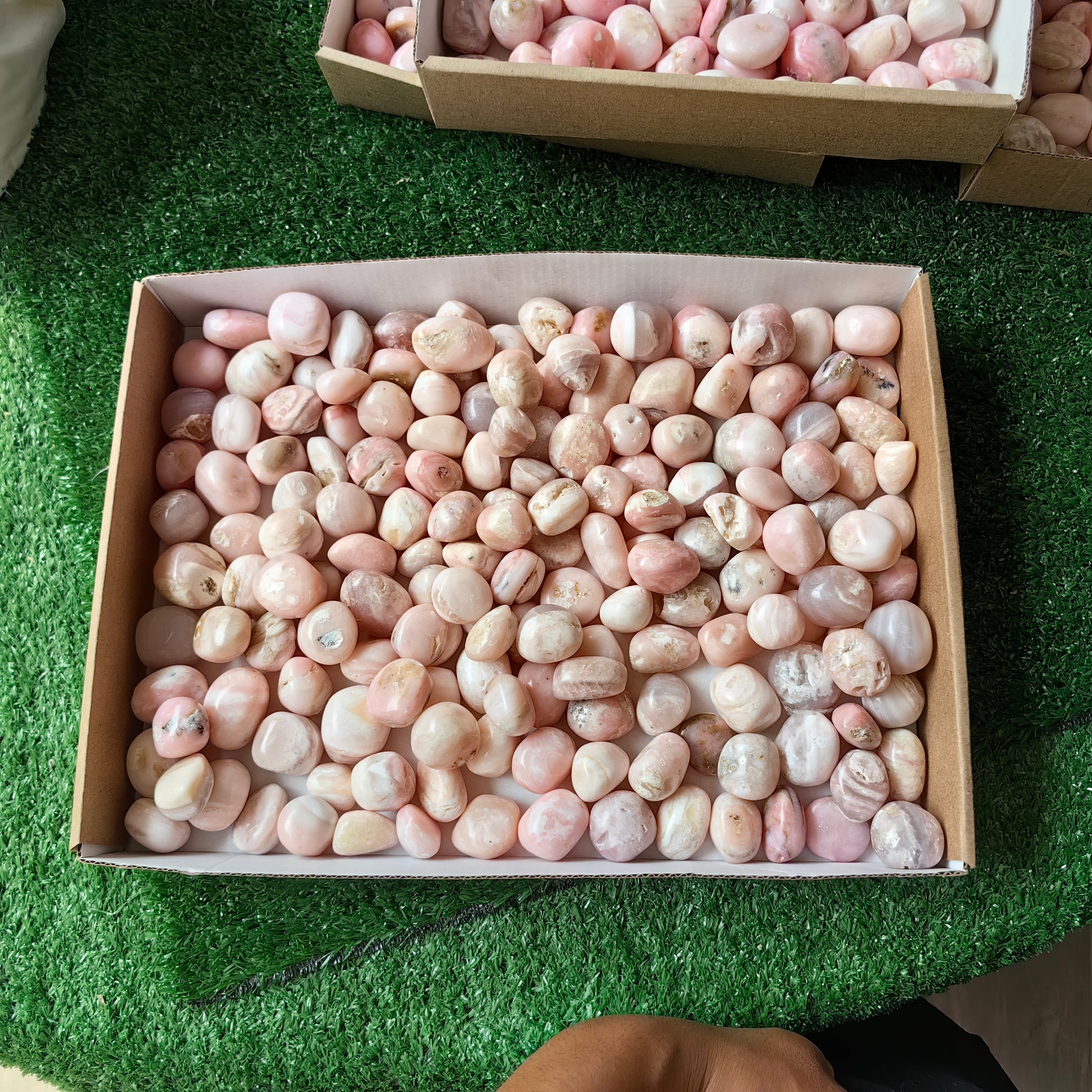 2 kg peruvian pink opal tumbled