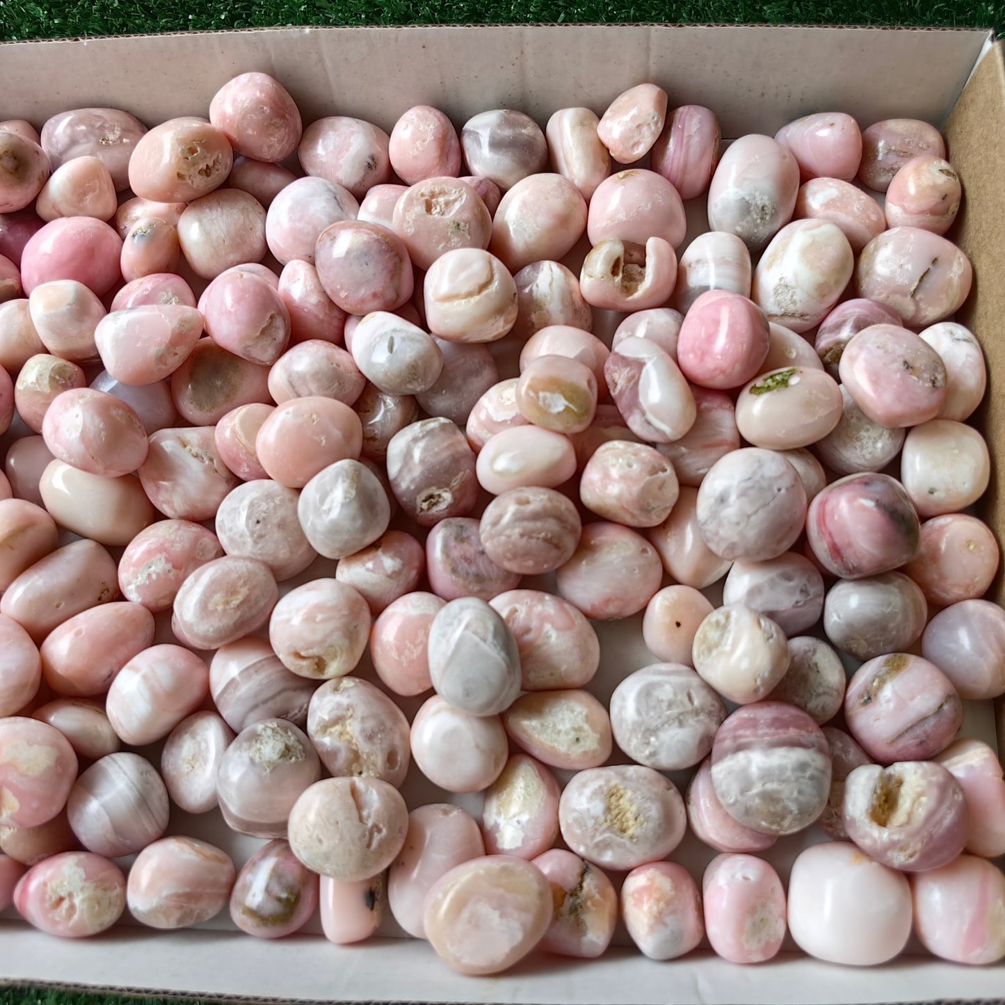 2 kg peruvian pink opal tumbled