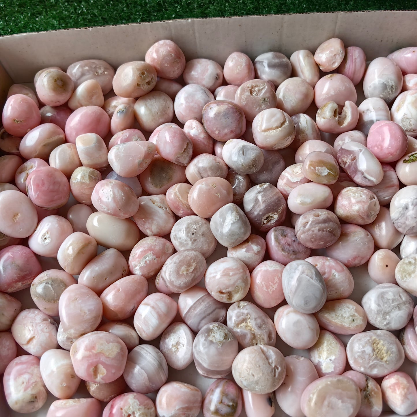 2 kg peruvian pink opal tumbled