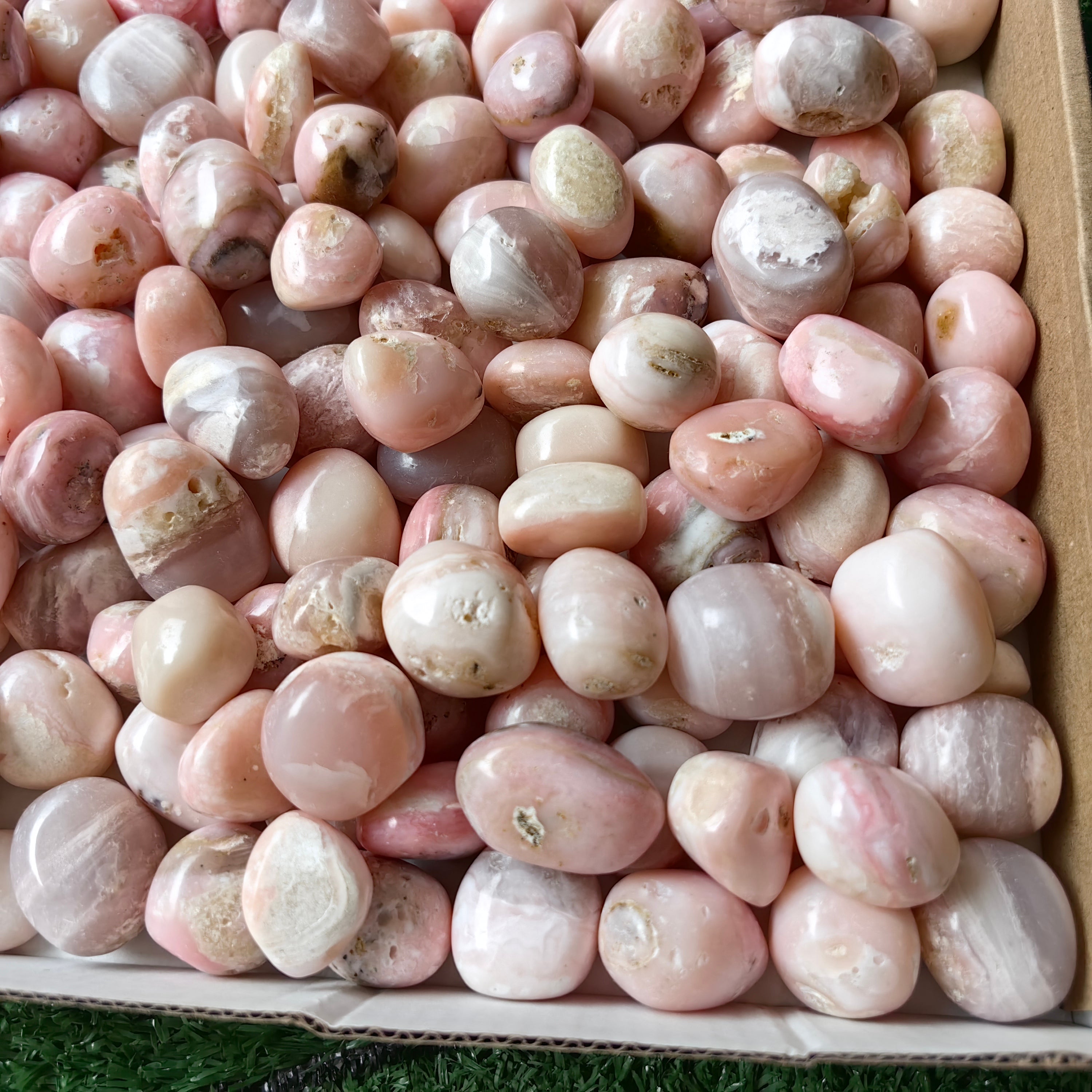 2 kg peruvian pink opal tumbled