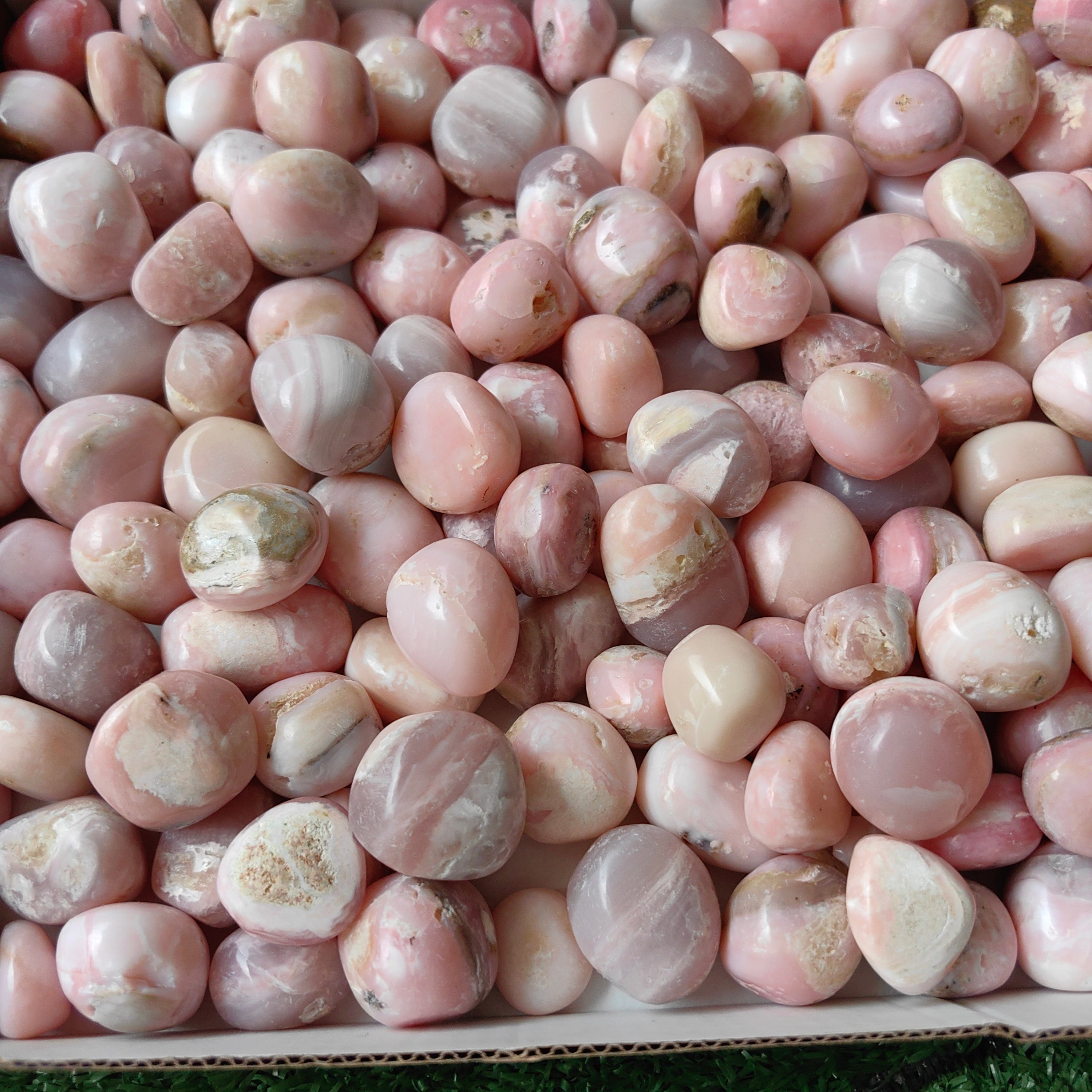 2 kg peruvian pink opal tumbled