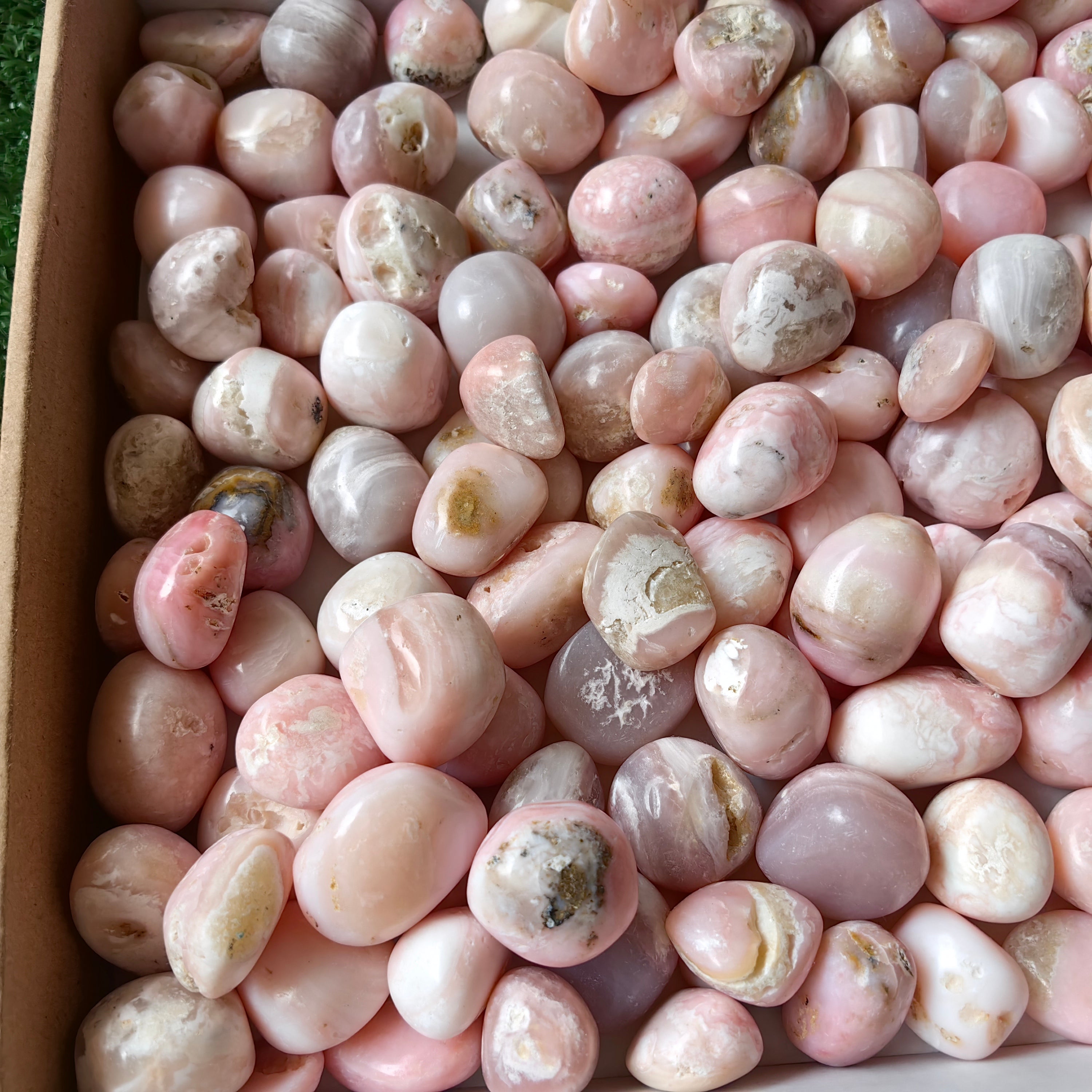 2 kg peruvian pink opal tumbled