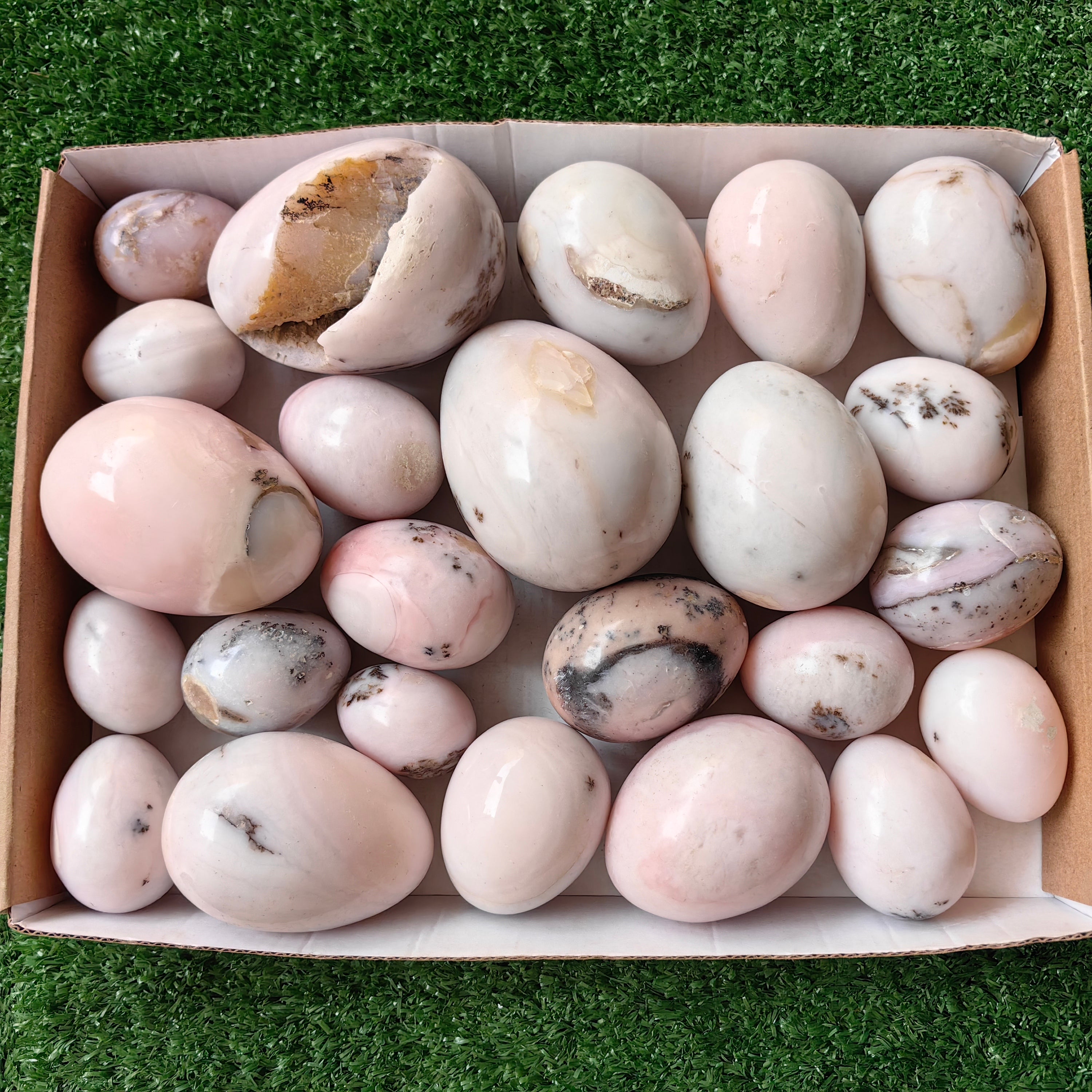 23 pc peruvian pink opal egg