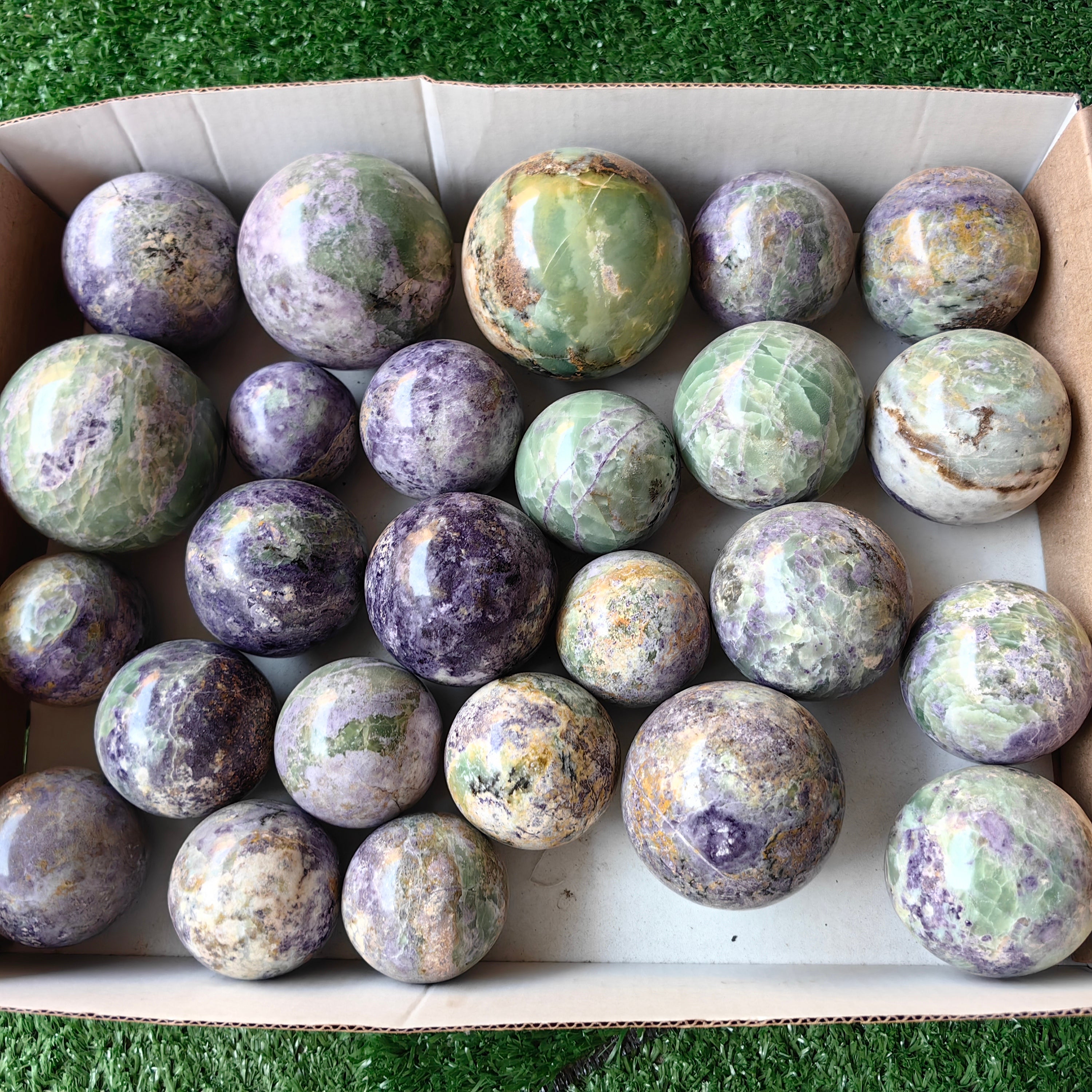 25 pc bolivianite spheres