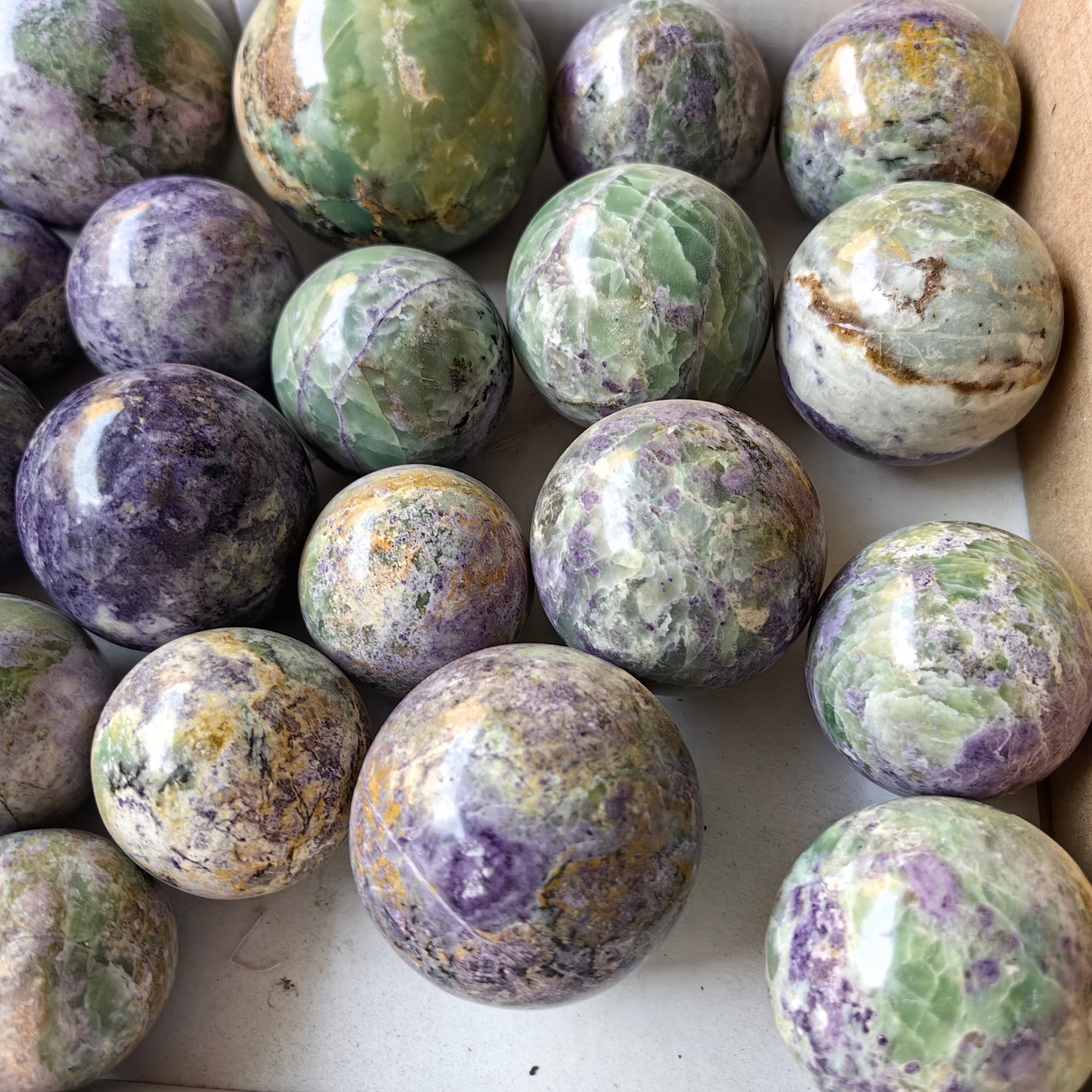 25 pc bolivianite spheres