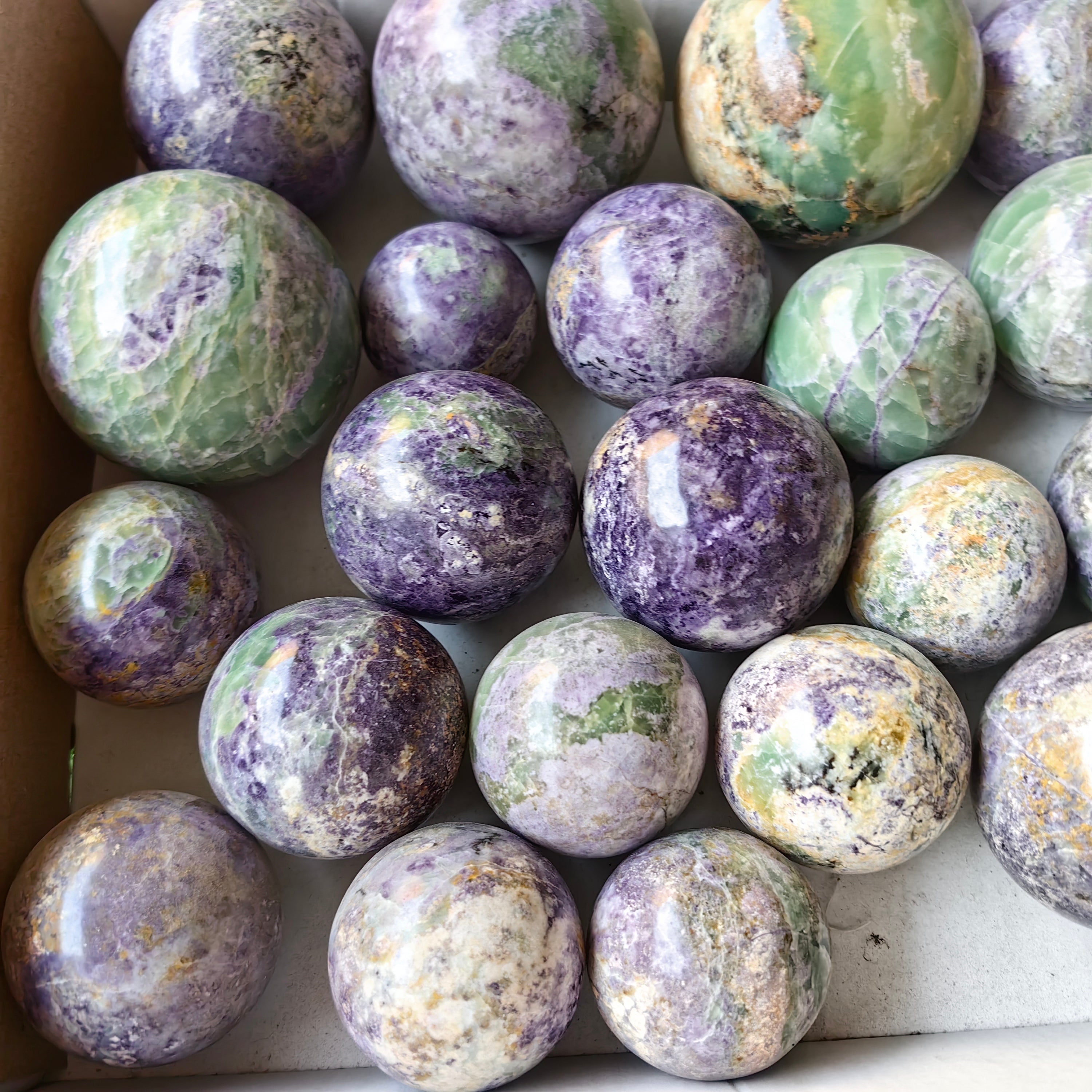 25 pc bolivianite spheres