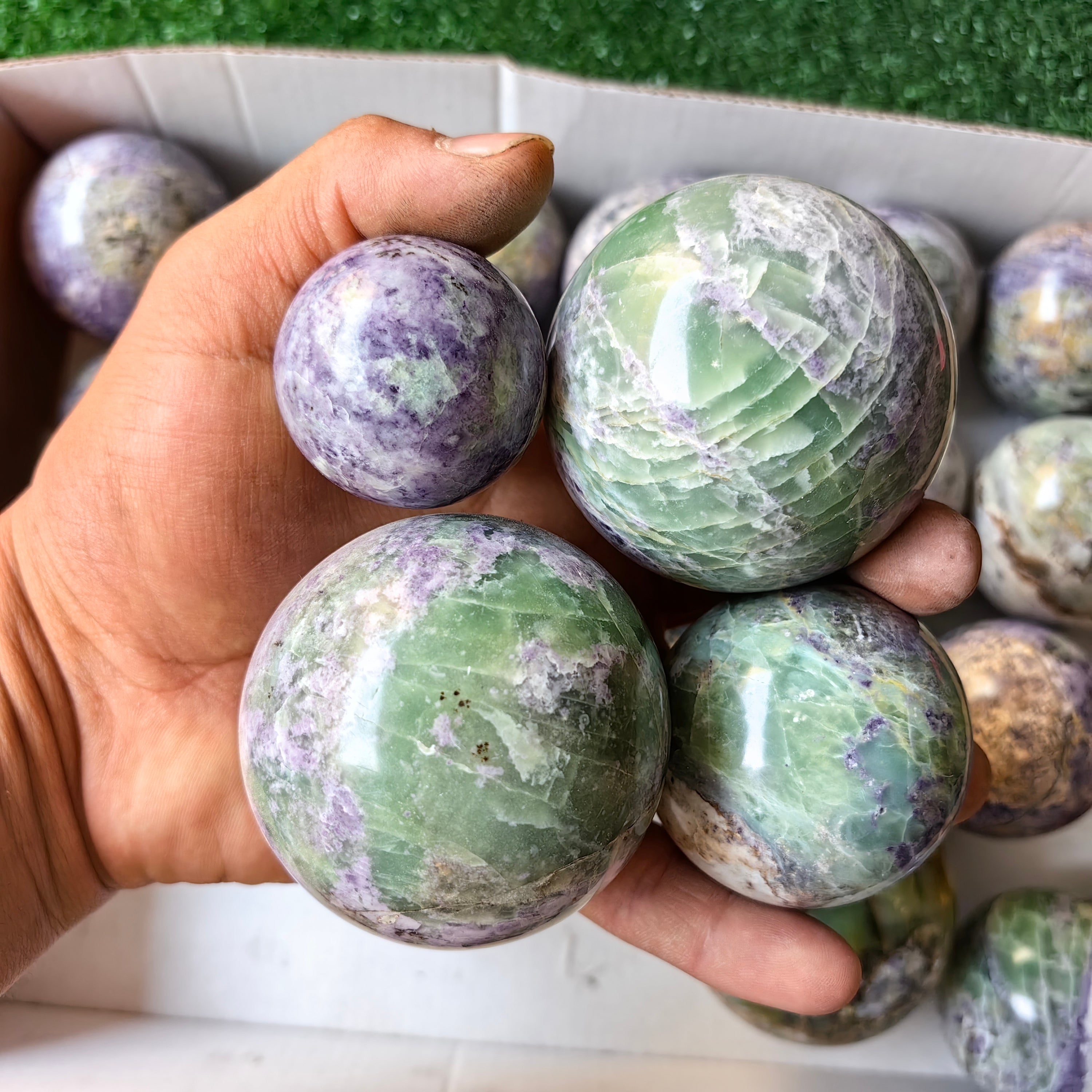 25 pc bolivianite spheres