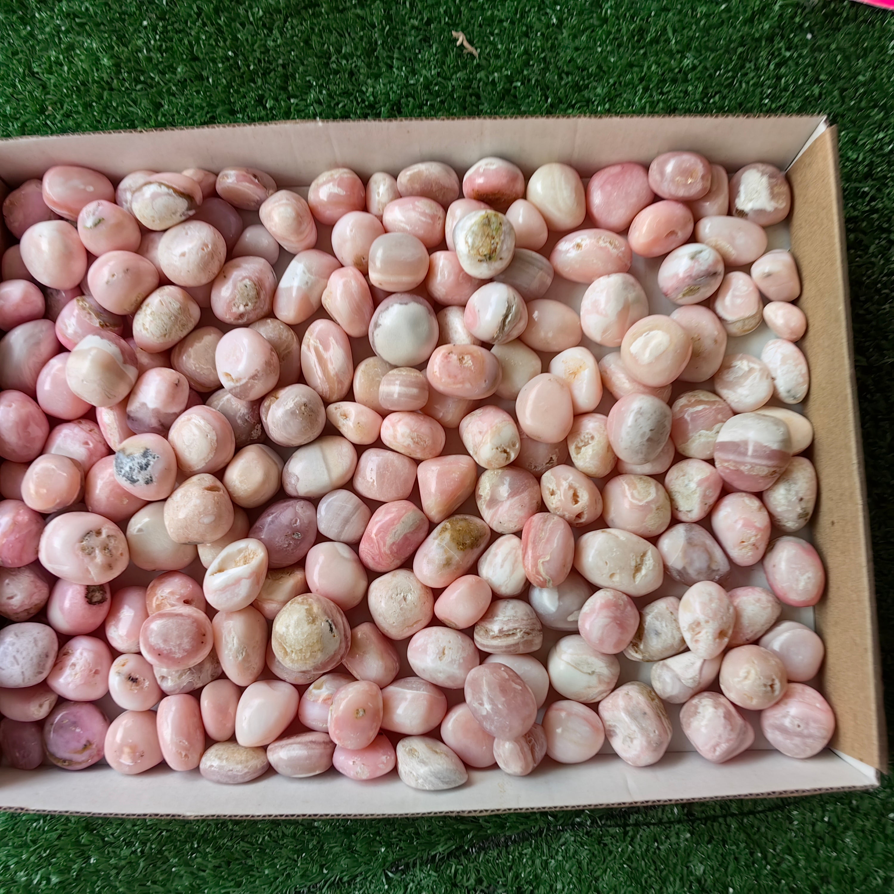 2 kg peruvian pink opal tumbled