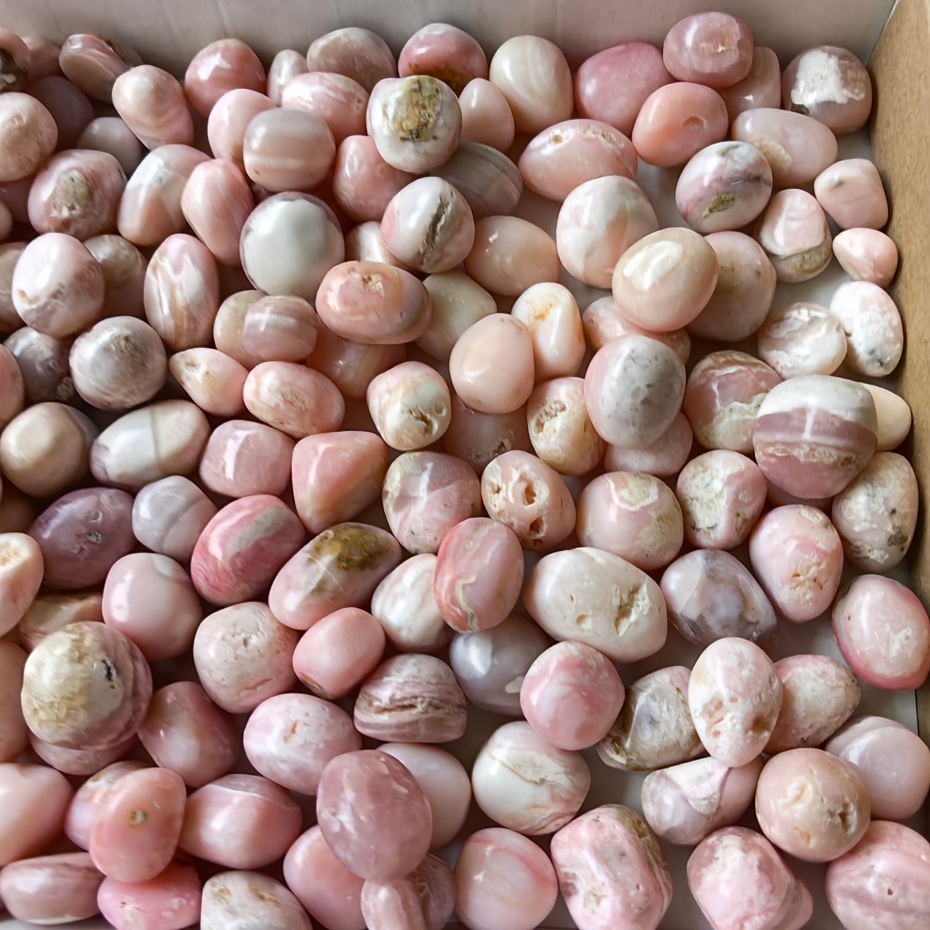 2 kg peruvian pink opal tumbled