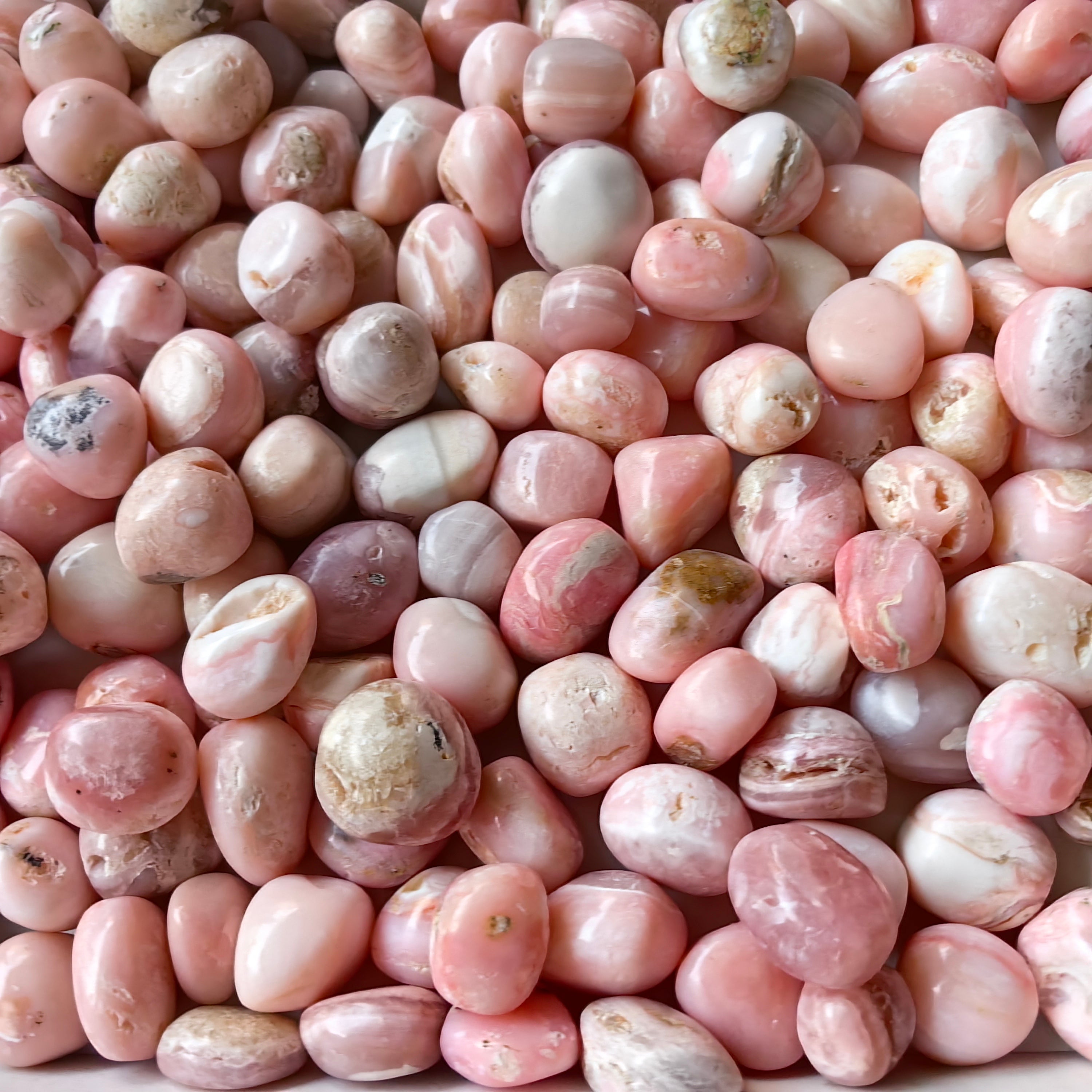 2 kg peruvian pink opal tumbled
