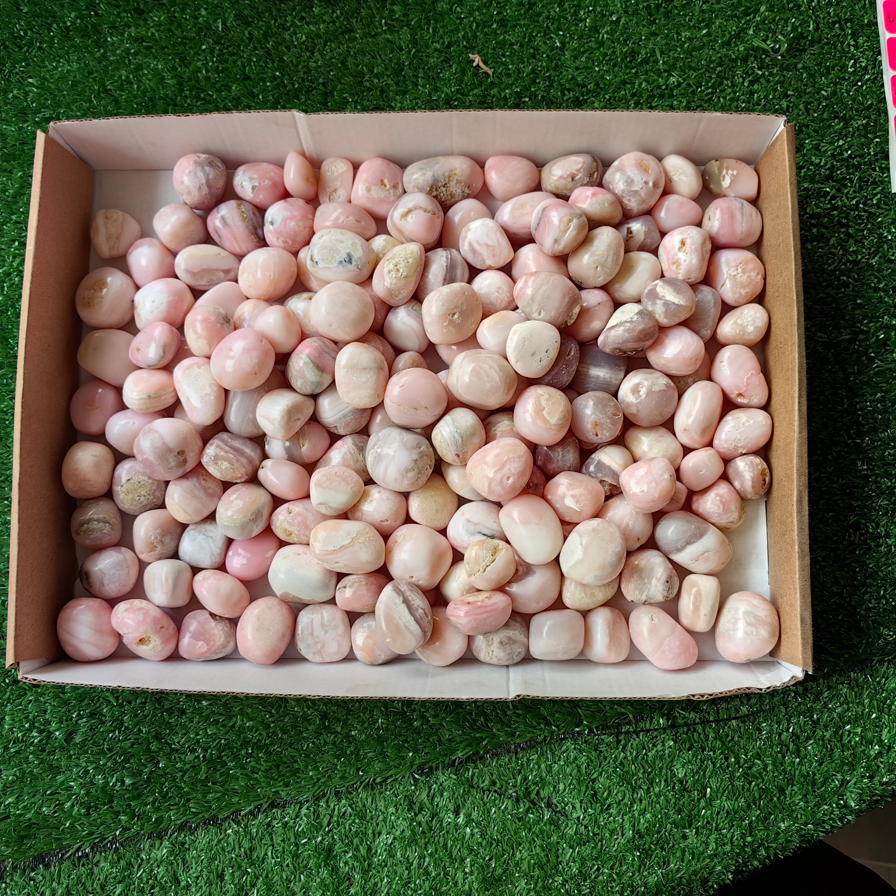 2 kg peruvian pink opal tumbled