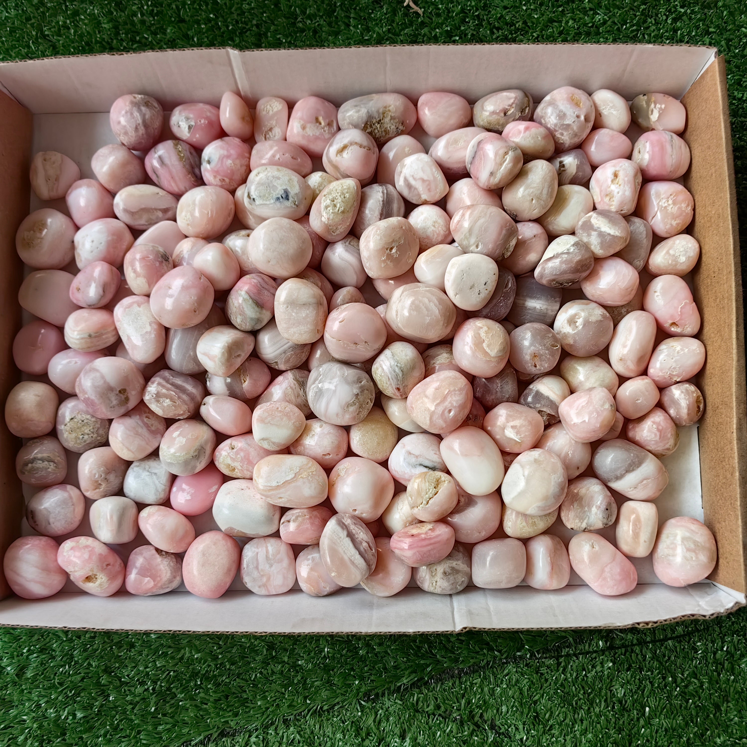 2 kg peruvian pink opal tumbled