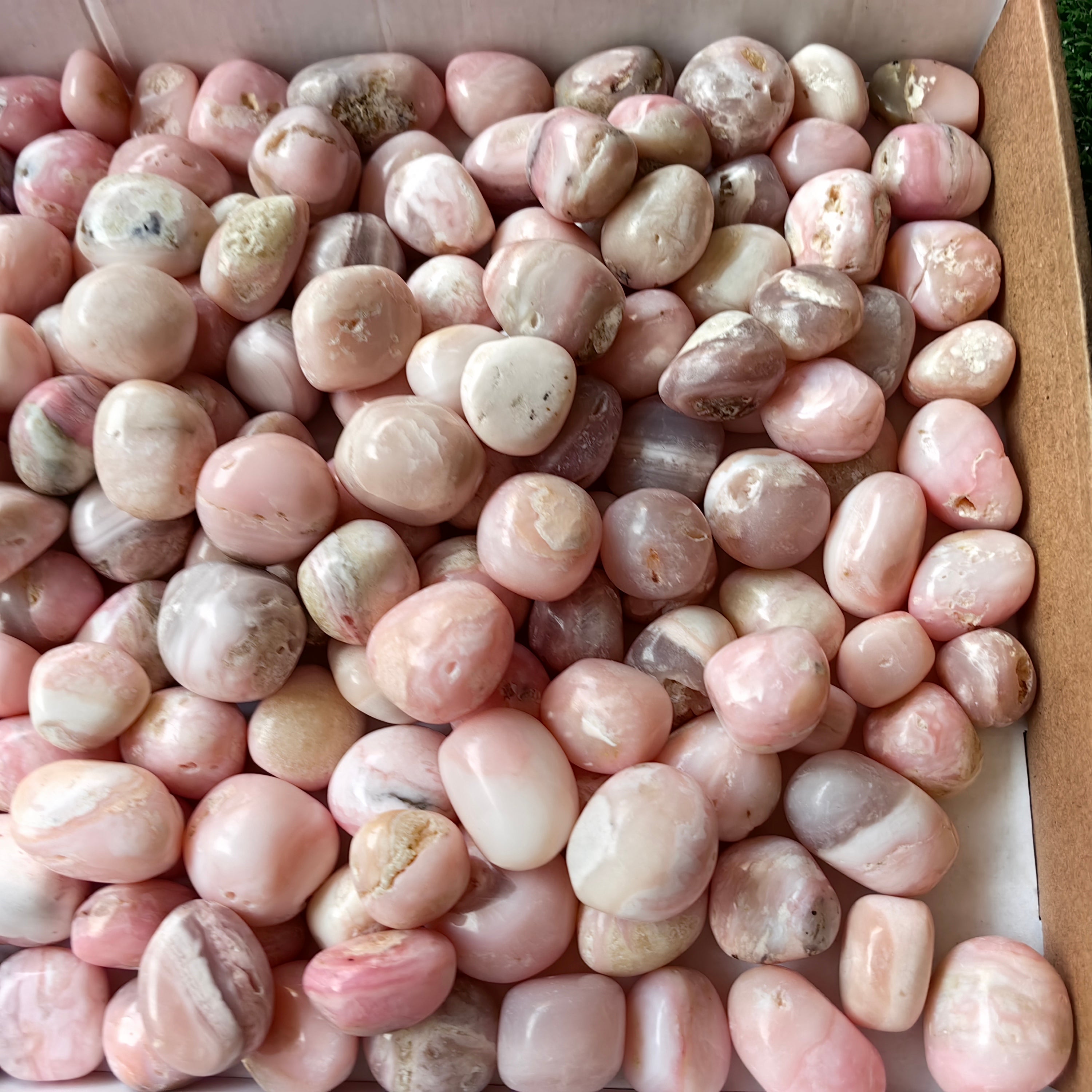 2 kg peruvian pink opal tumbled