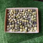 2 kg tumbled green serpentine