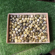 2 kg tumbled green serpentine