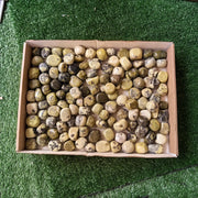 2 kg tumbled green serpentine