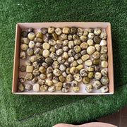 2 kg tumbled green serpentine