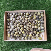 2 kg tumbled green serpentine