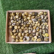 2 kg tumbled green serpentine