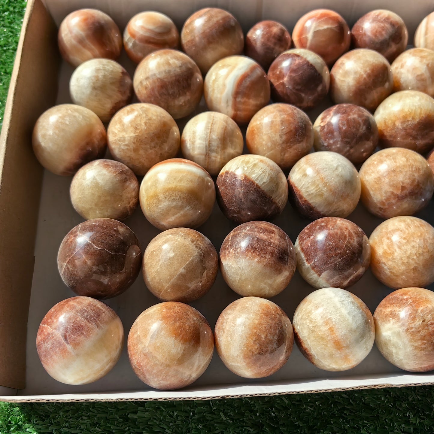 42 pc angelite & onix spheres