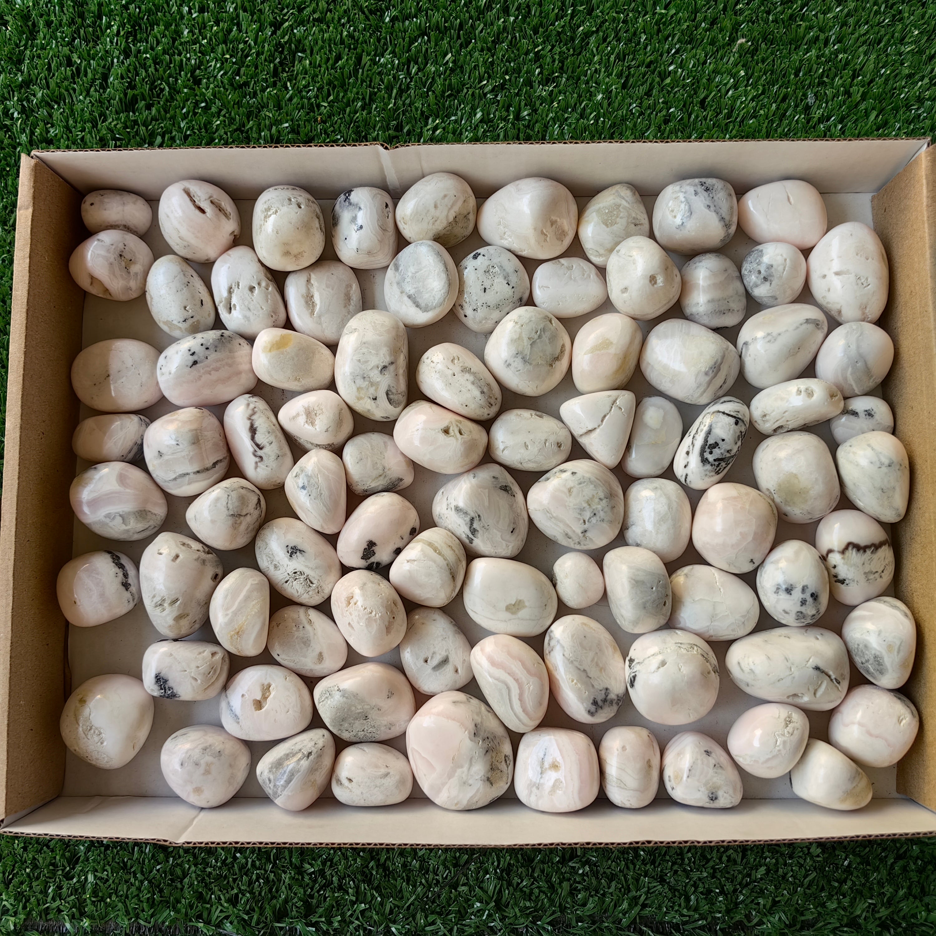 2 Kg Mangano Calcite Tumbled