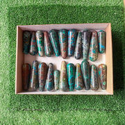 22 pc chrysocolla wands