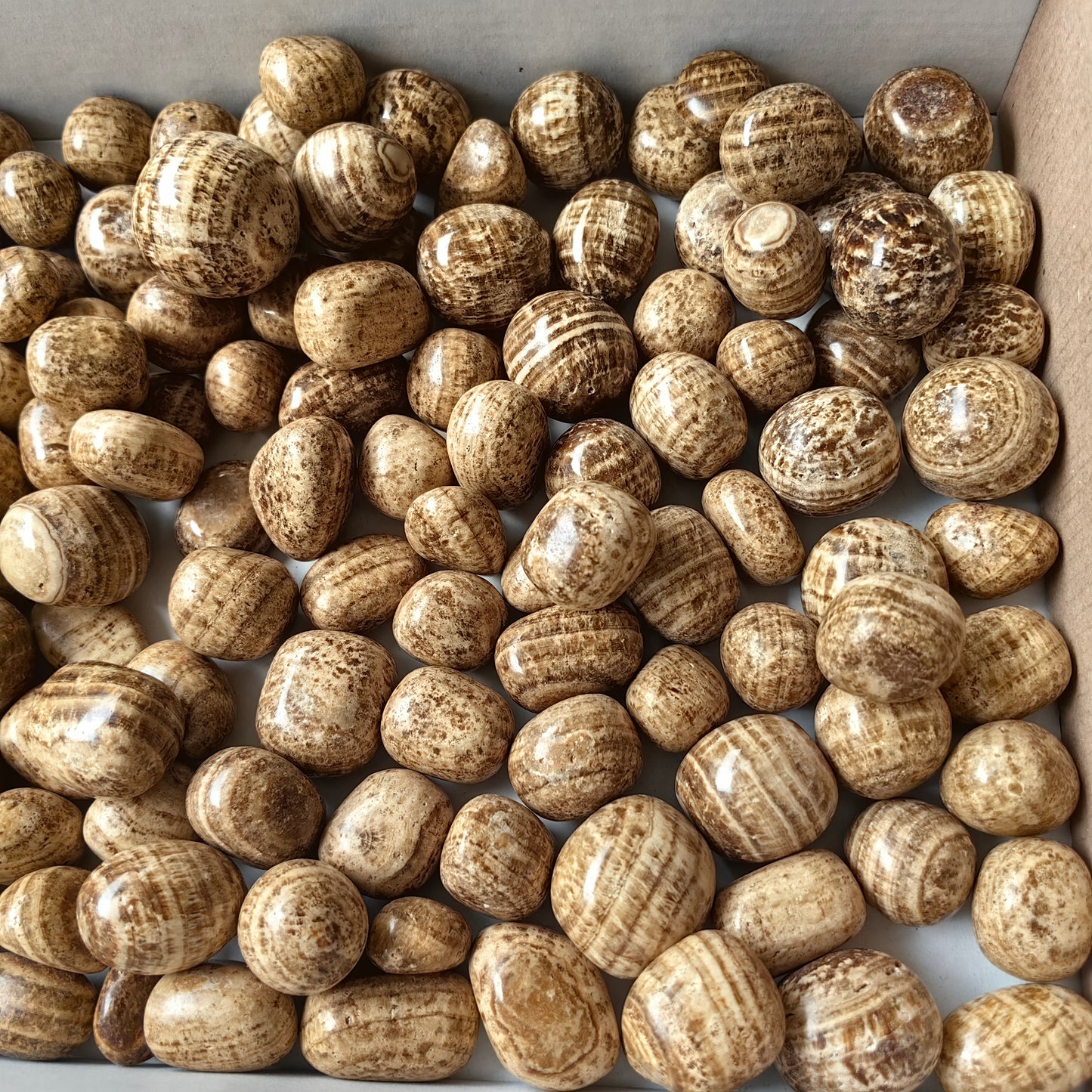 2.2 kg brown Aragonite tumbled