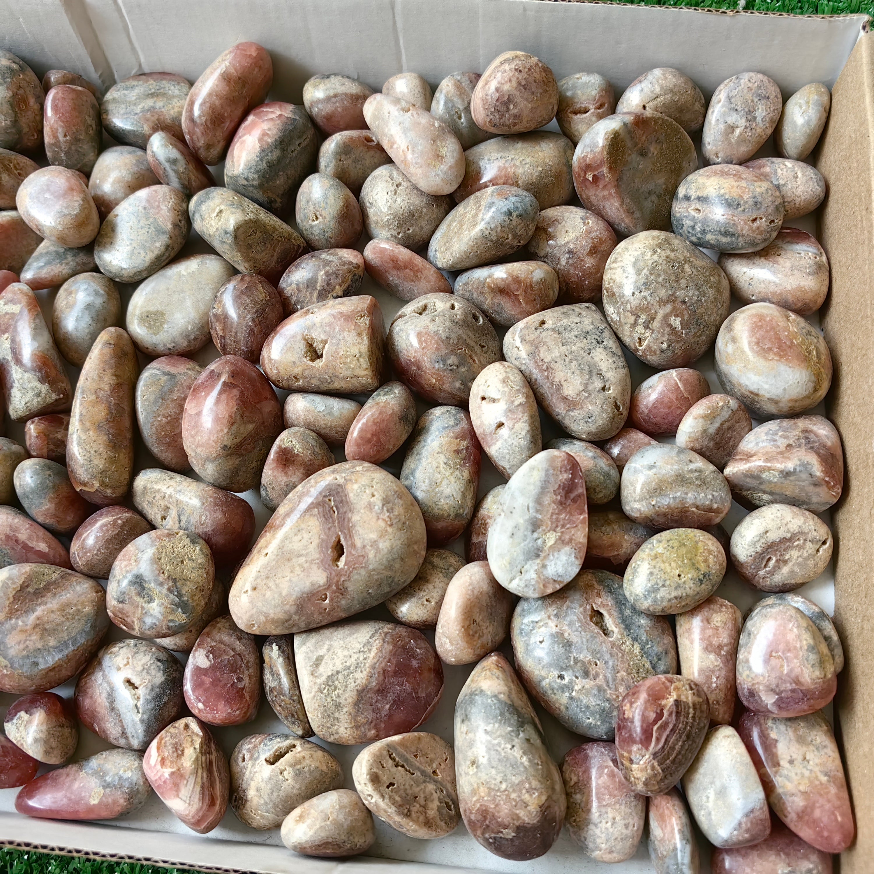 2.5 kg peruvian Rhodocrosite Tumbled