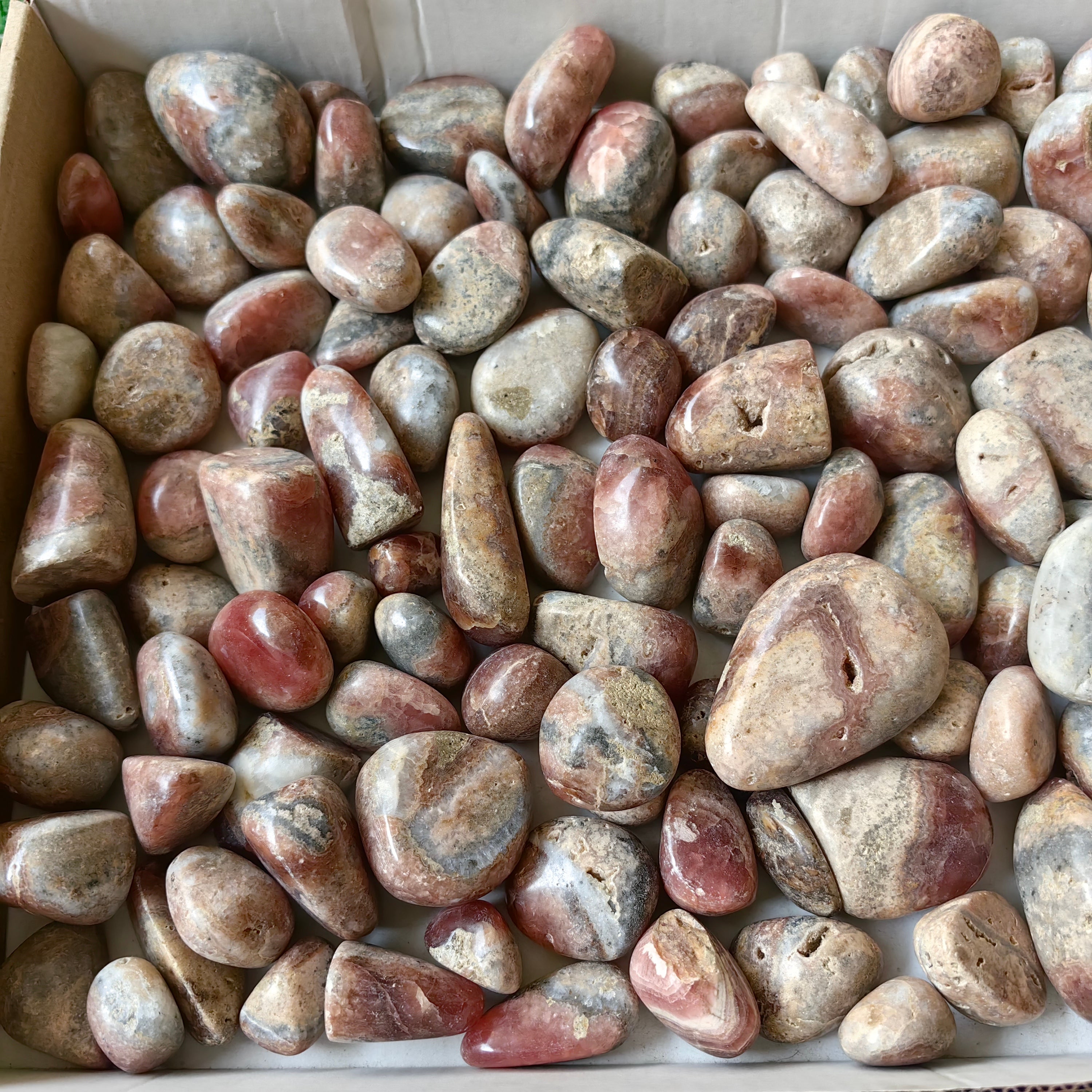 2.5 kg peruvian Rhodocrosite Tumbled