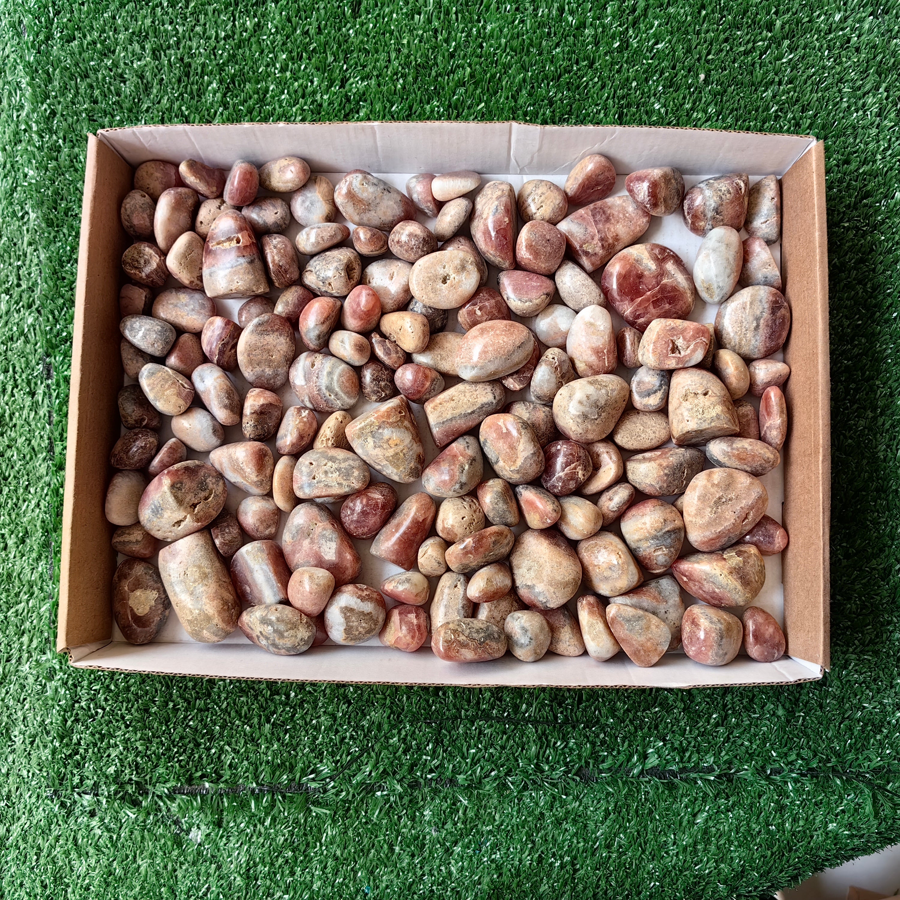 2.5 kg peruvian Rhodocrosite Tumbled