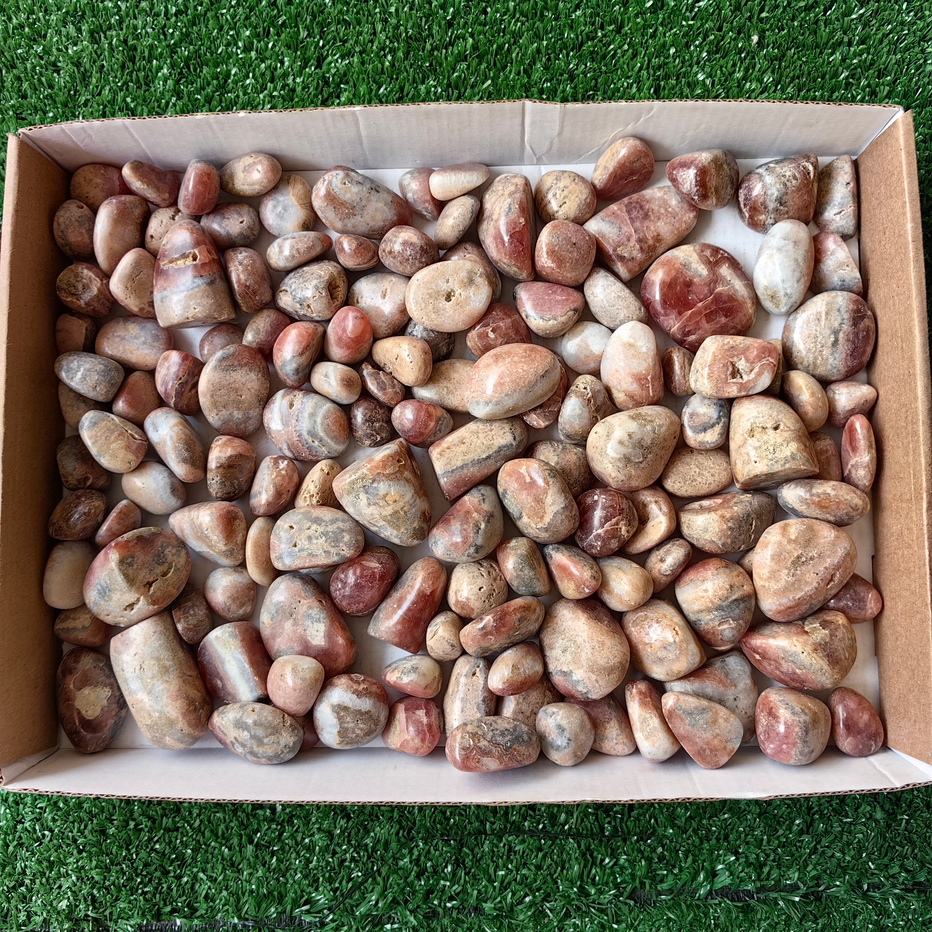 2.5 kg peruvian Rhodocrosite Tumbled