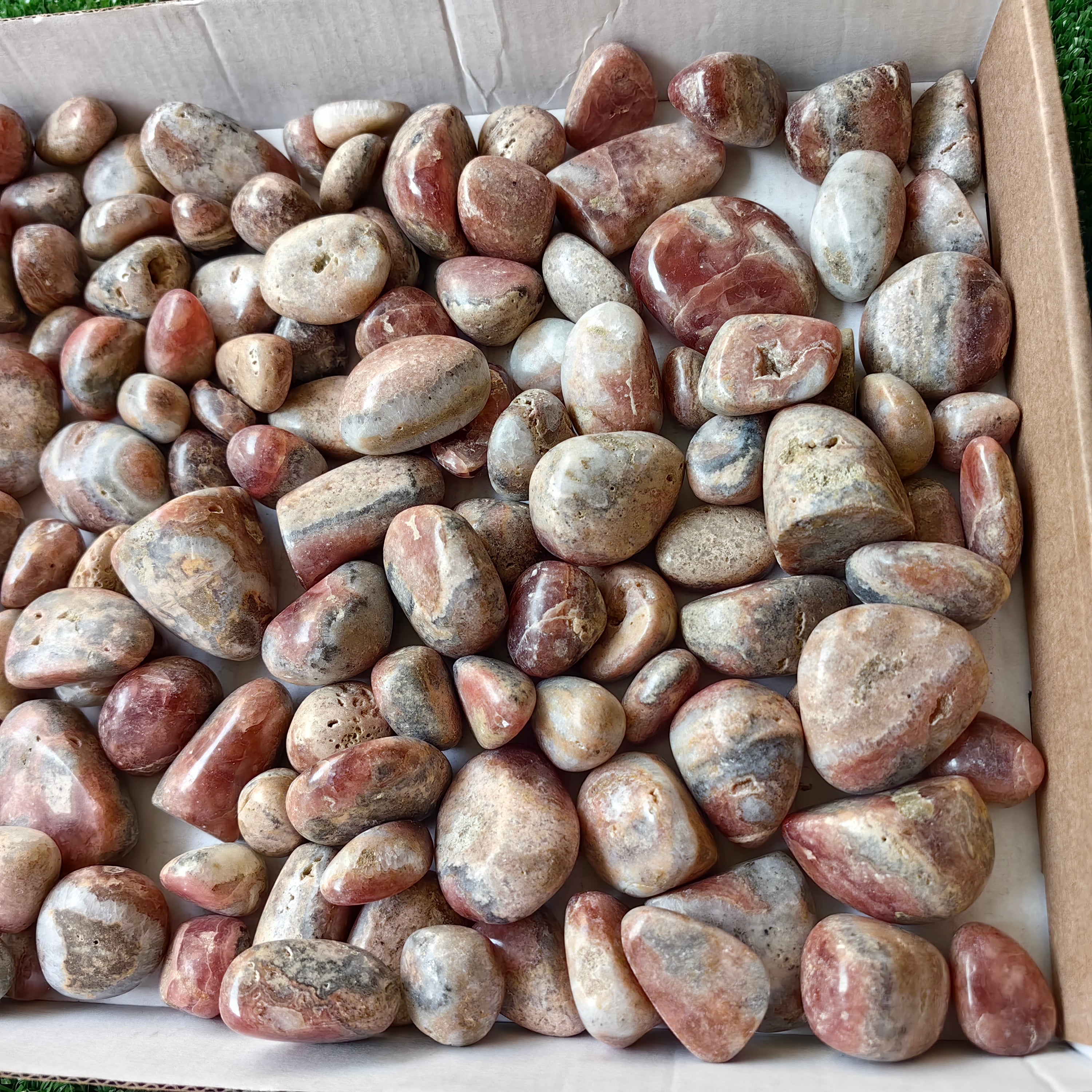 2.5 kg peruvian Rhodocrosite Tumbled